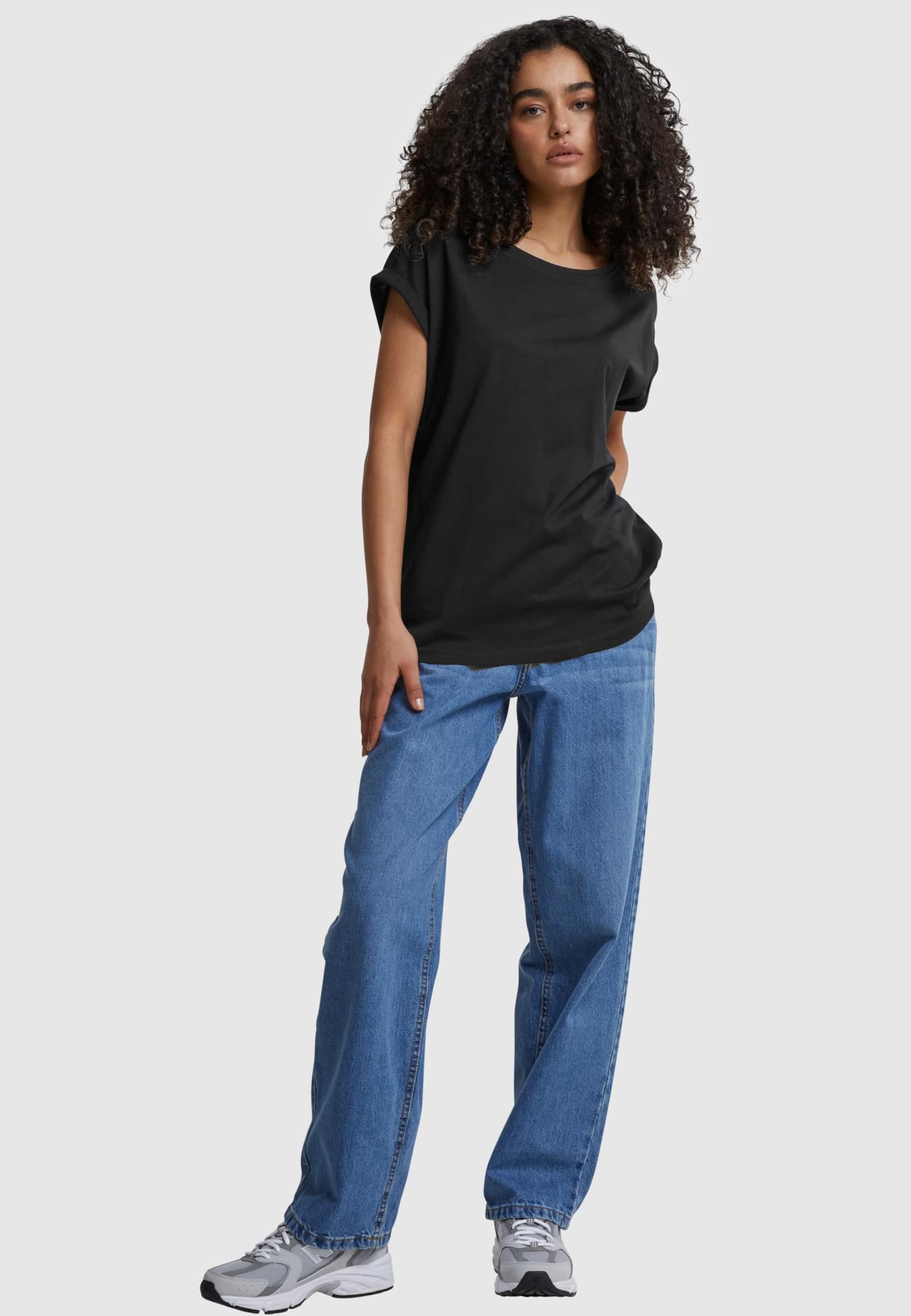 Urban Classics Ladies Extended Shoulder Tee – Bild 4