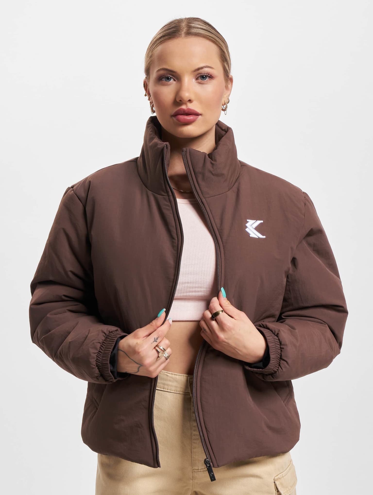 Karl Kani KW233-051-1 KK Og Wavy Puffer Jacket