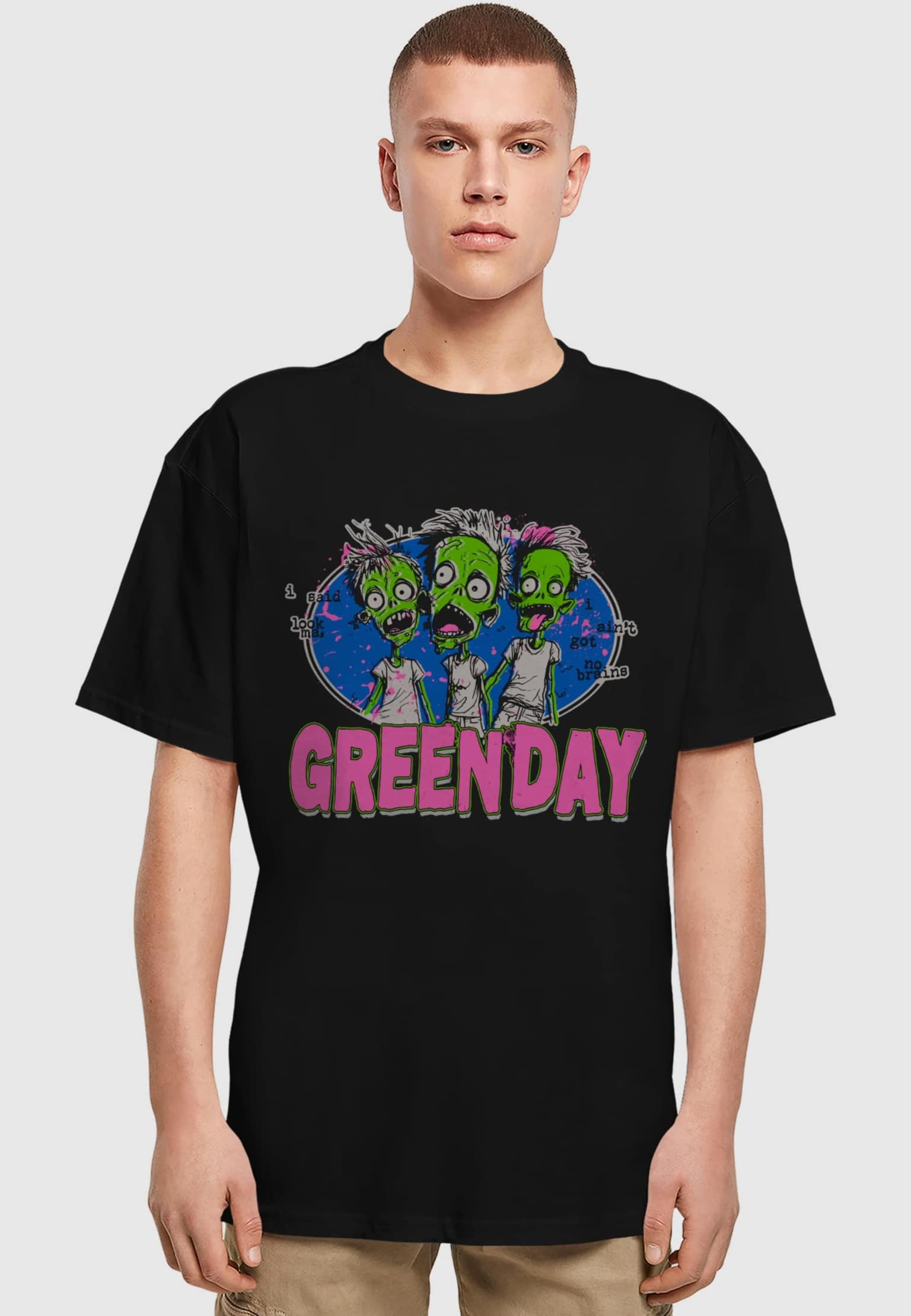 Merchcode Green Day Zombie Oversized Tee