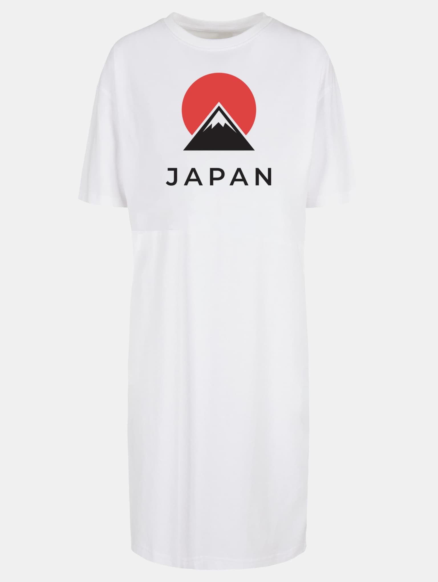 Merchcode Ladies Japan Essentials Oversized Slit Tee Dress – Bild 3