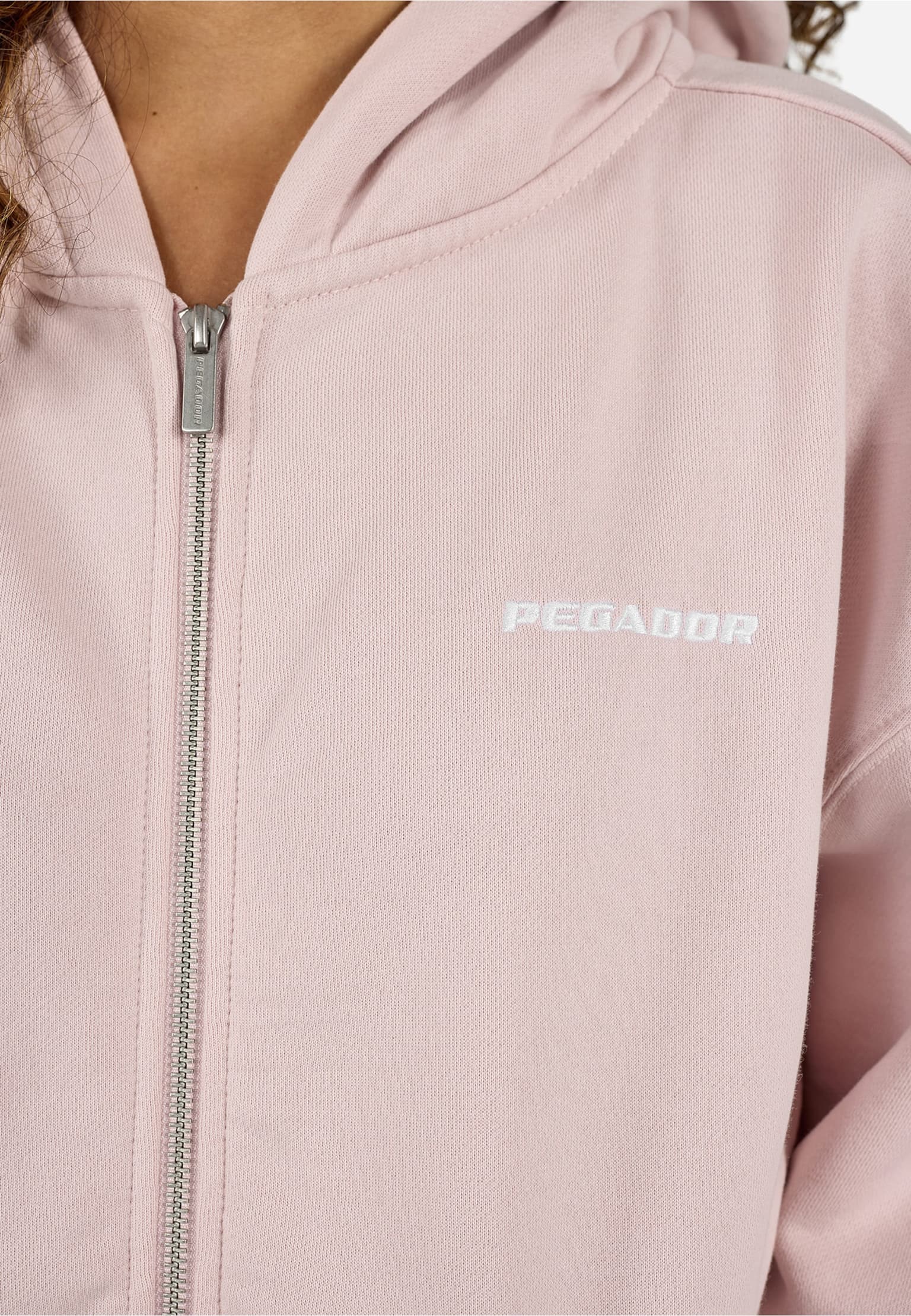 PEGADOR Clarita Oversized Sweat Zip Hoodie – Bild 3