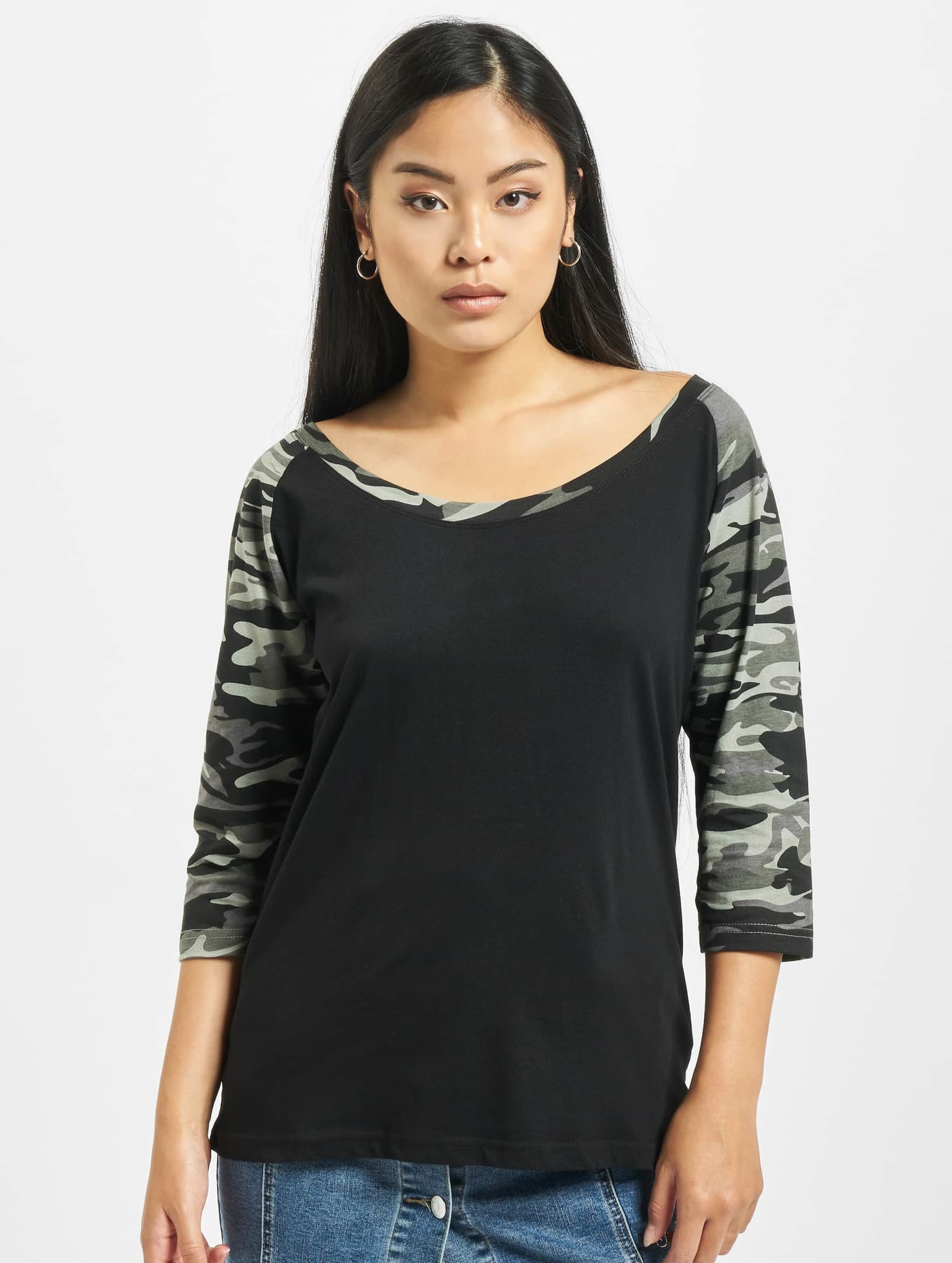 Urban Classics Ladies 3/4 Contrast Raglan Tee – Bild 3