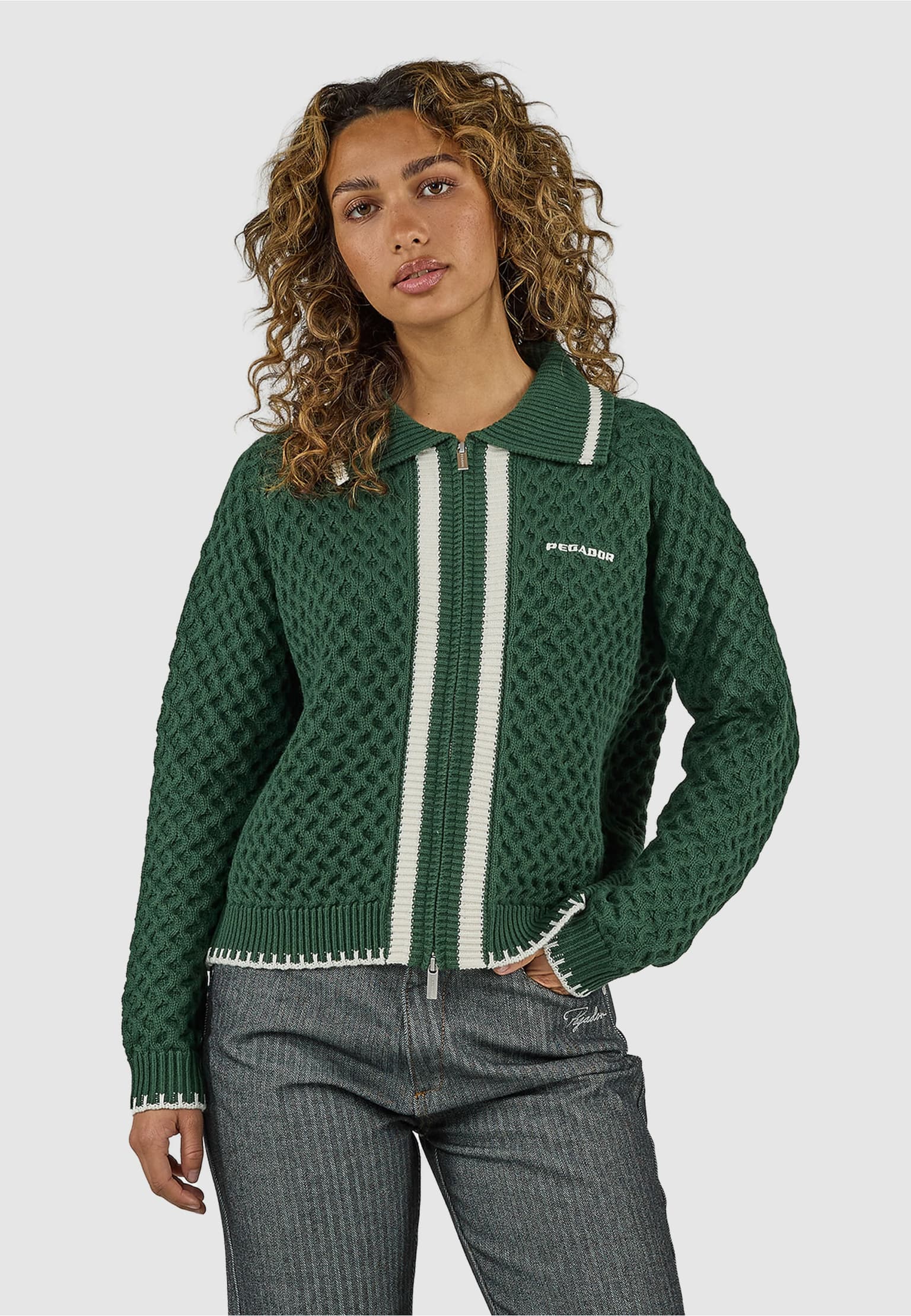PEGADOR Bosa Structured Knit Jacket