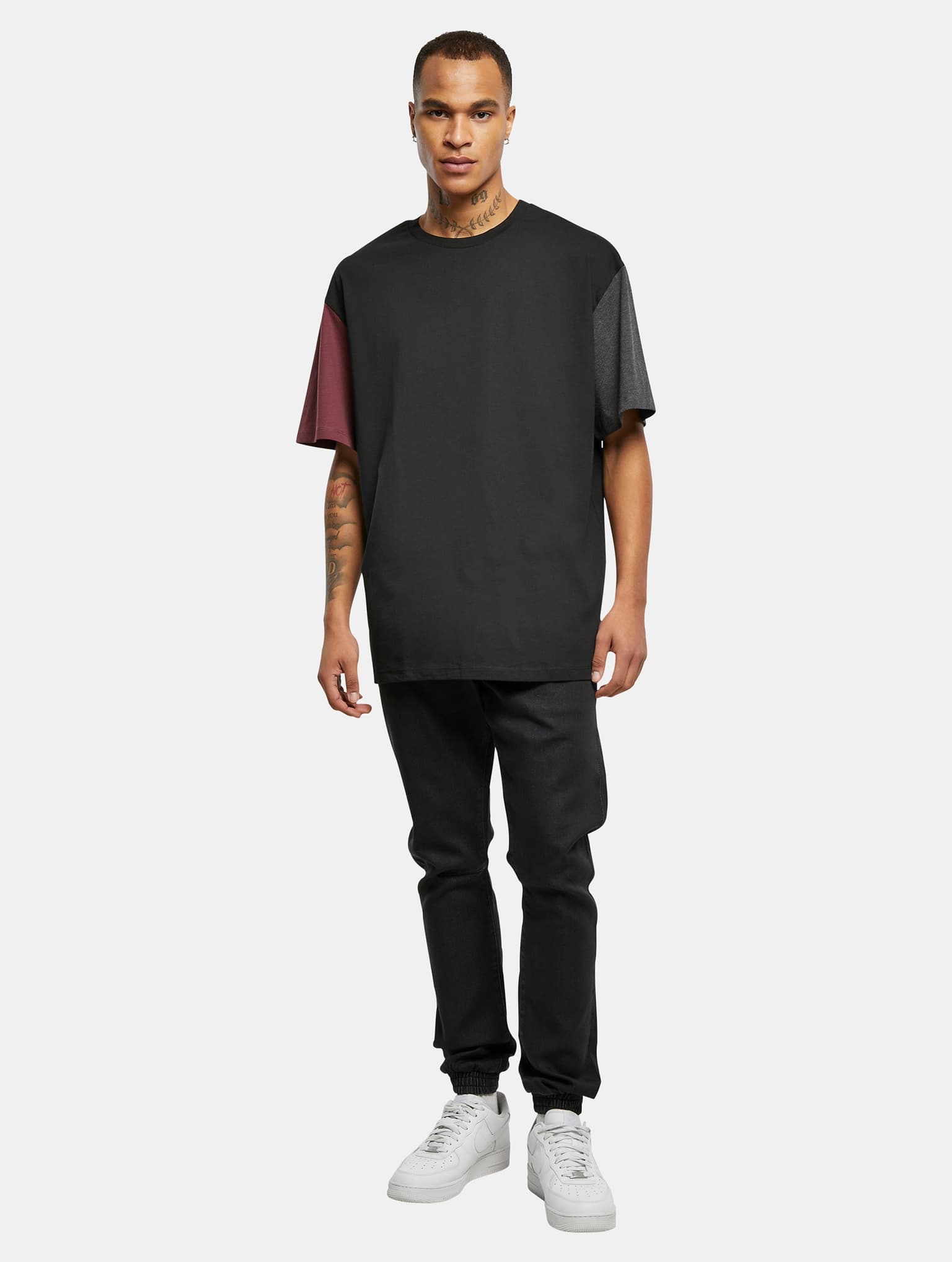 Urban Classics Essentials Oversized Colorblock Tee – Bild 4