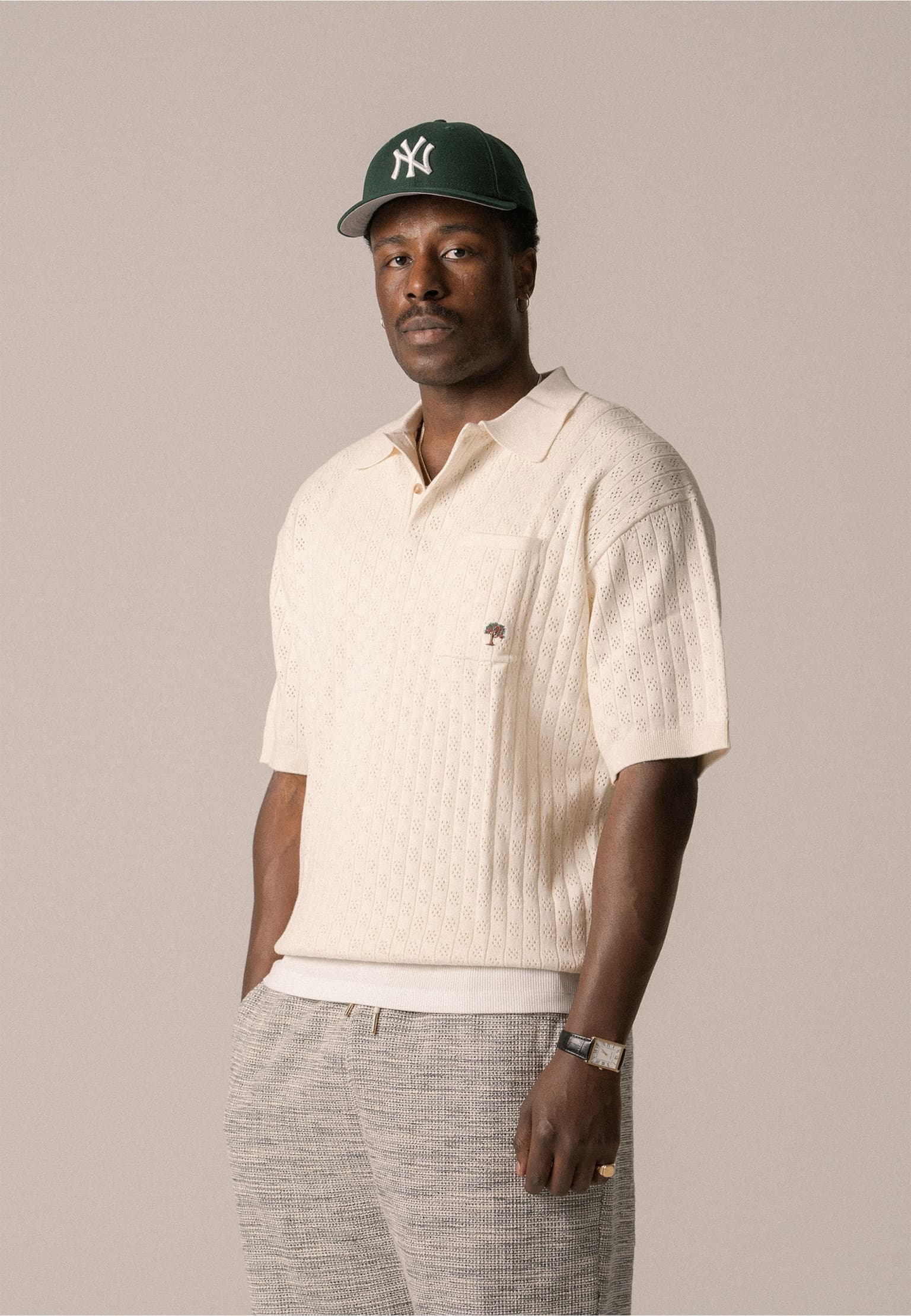 BLKVIS Pointelle Knit Polo