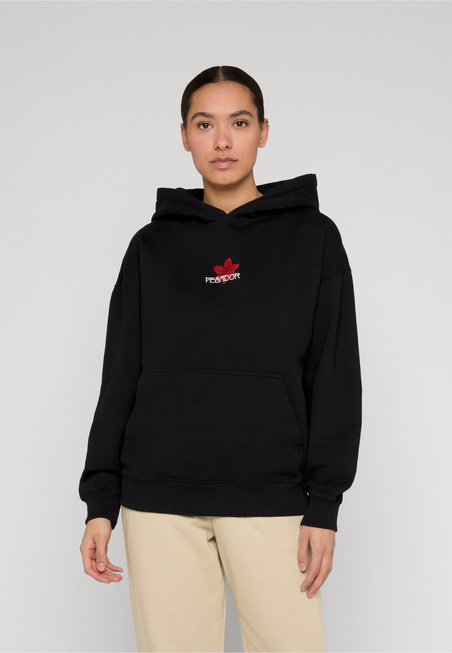PEGADOR Modra Oversized Hoodie – Bild 2