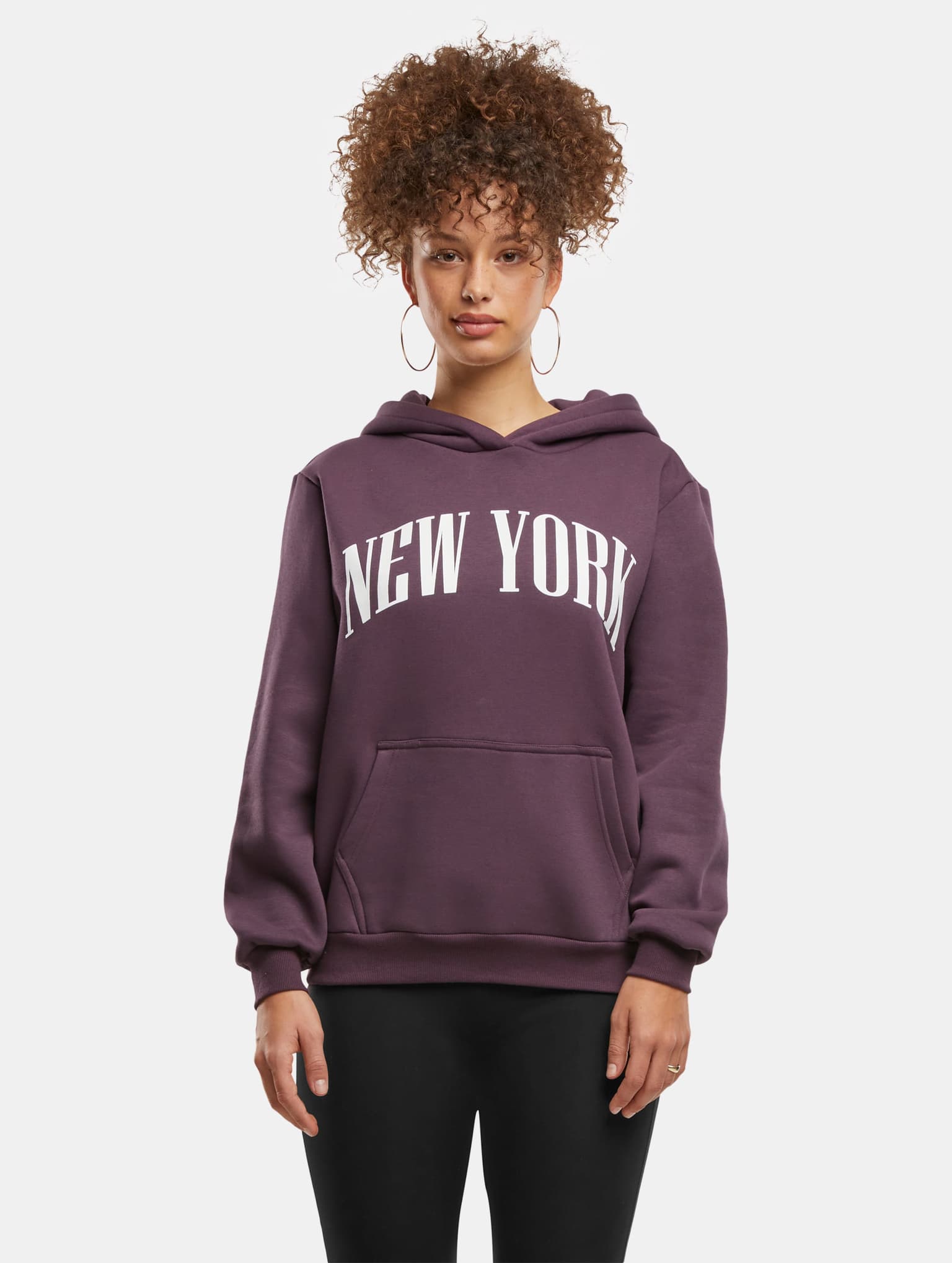 Miss Tee New York Ladies Fluffy Hoody – Bild 3