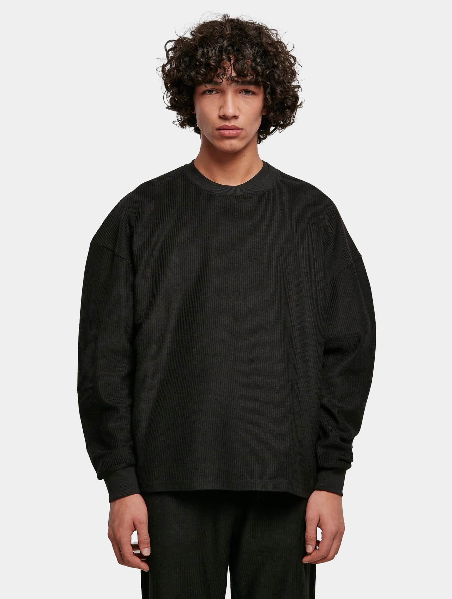 Urban Classics Rib Terry Boxy Crew