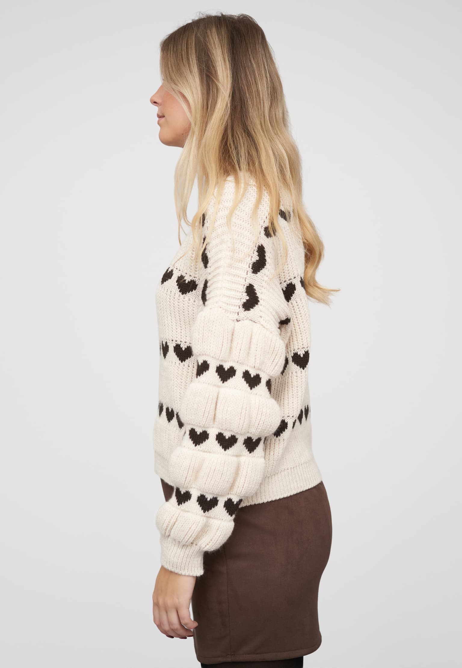 Cloud5ive Knit Sweater with hearts – Bild 3