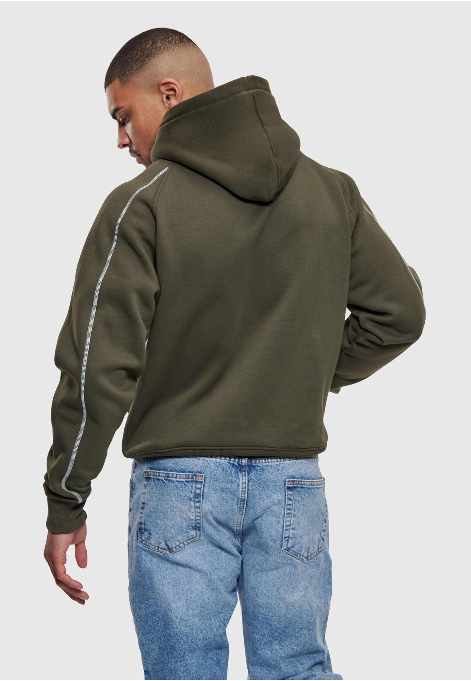 Dropsize HEAVY OVERSIZE SPORTY LOGO HOODIE – Bild 2