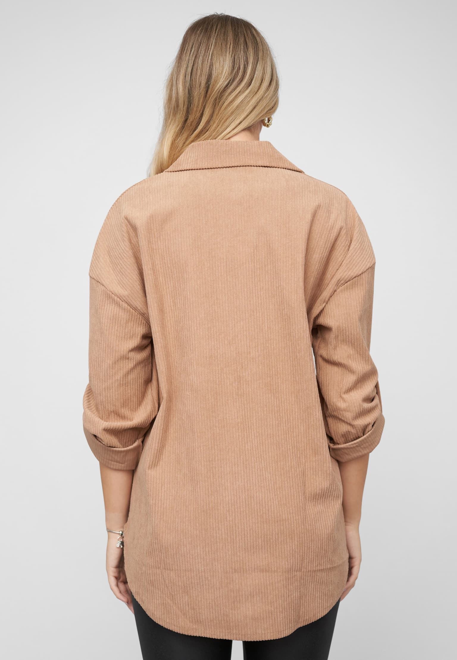 Cloud5ive Turn-Up Cordurory Blouse – Bild 2