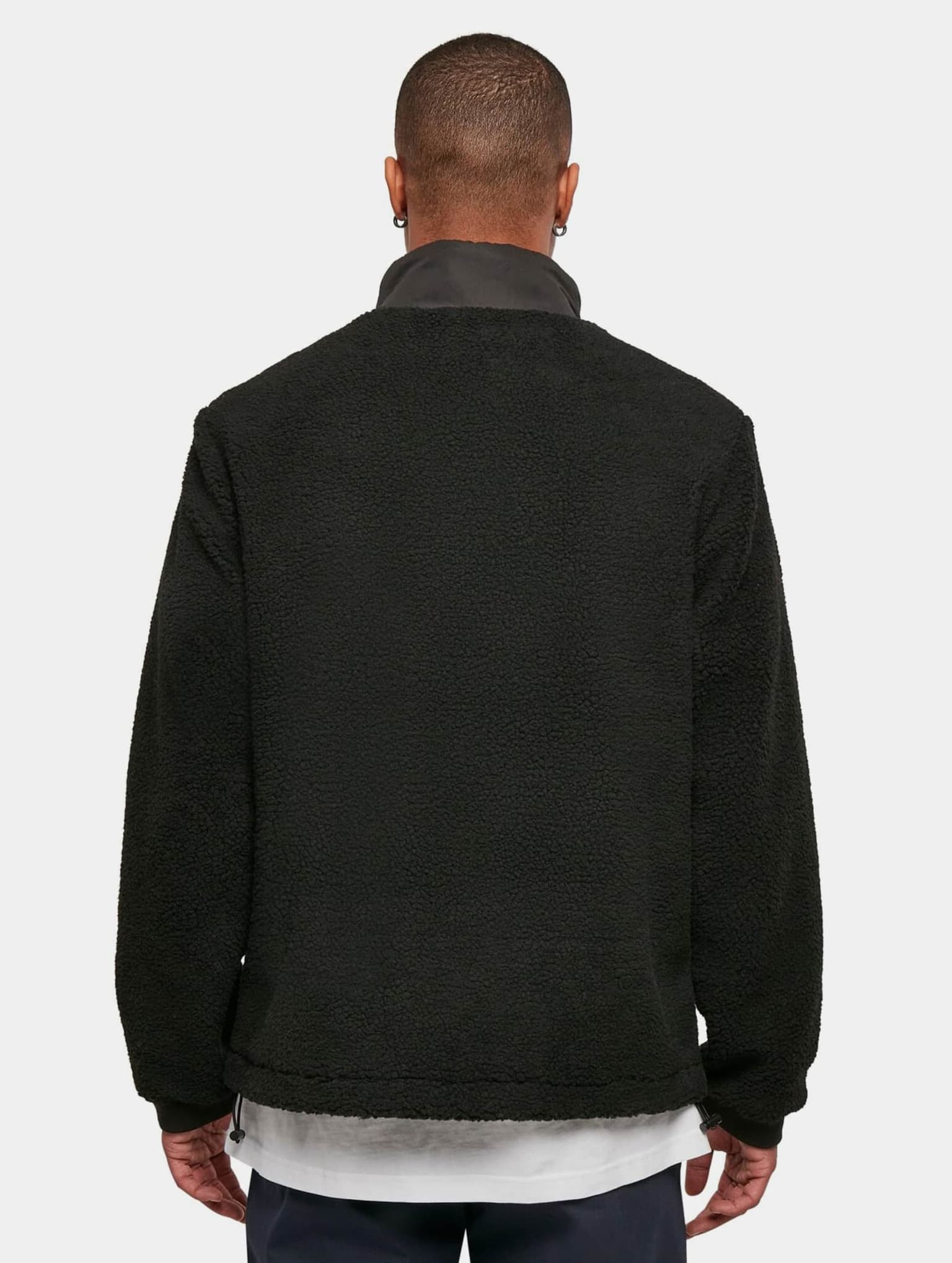 Urban Classics Patched Sherpa Jacket – Bild 2