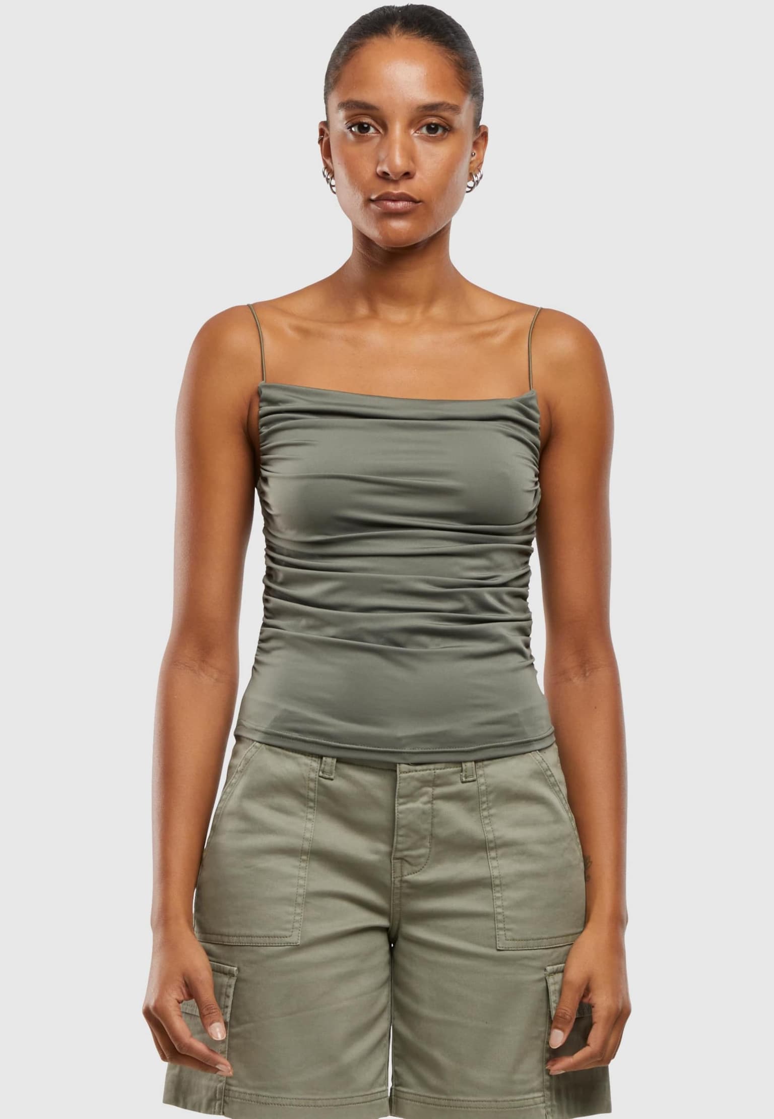 Urban Classics Ladies Waterfall Jersey Top – Bild 3