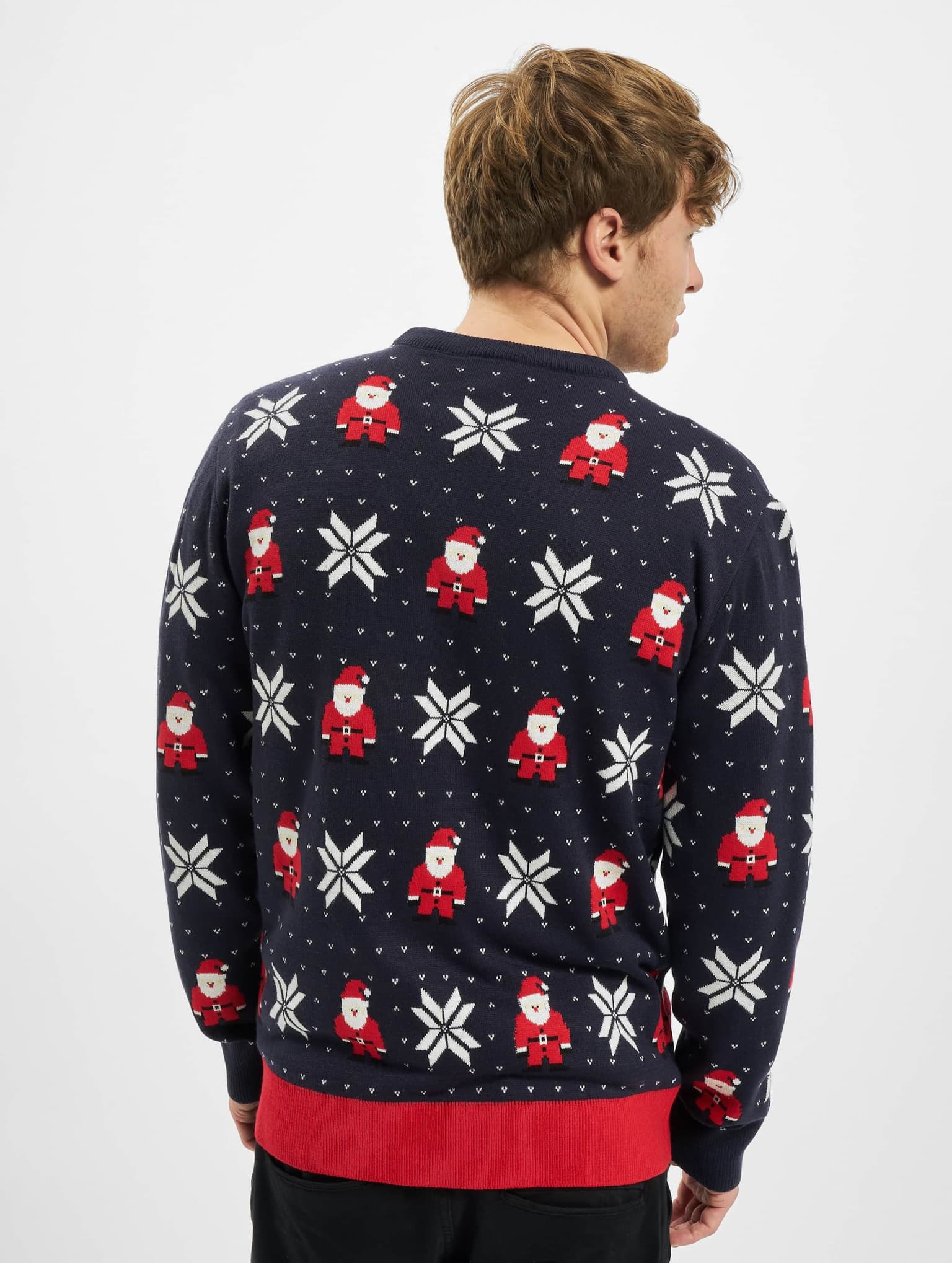 Urban Classics Nicolaus And Snowflakes Sweater – Bild 2