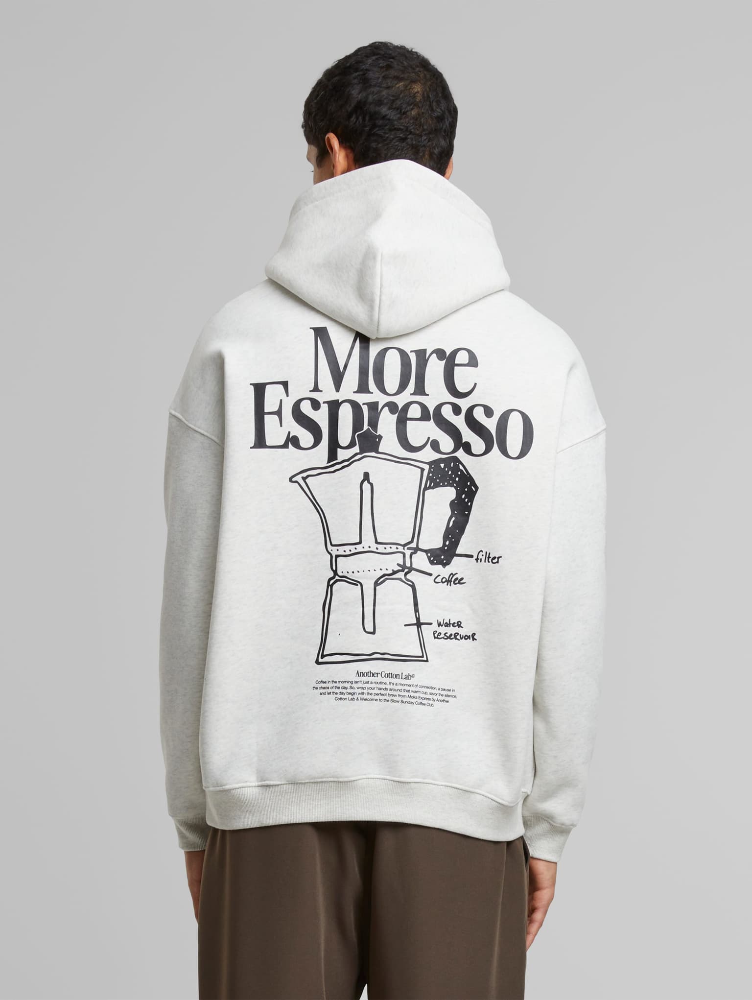 Another Cotton Lab More Espresso Oversized Hoodie – Bild 3