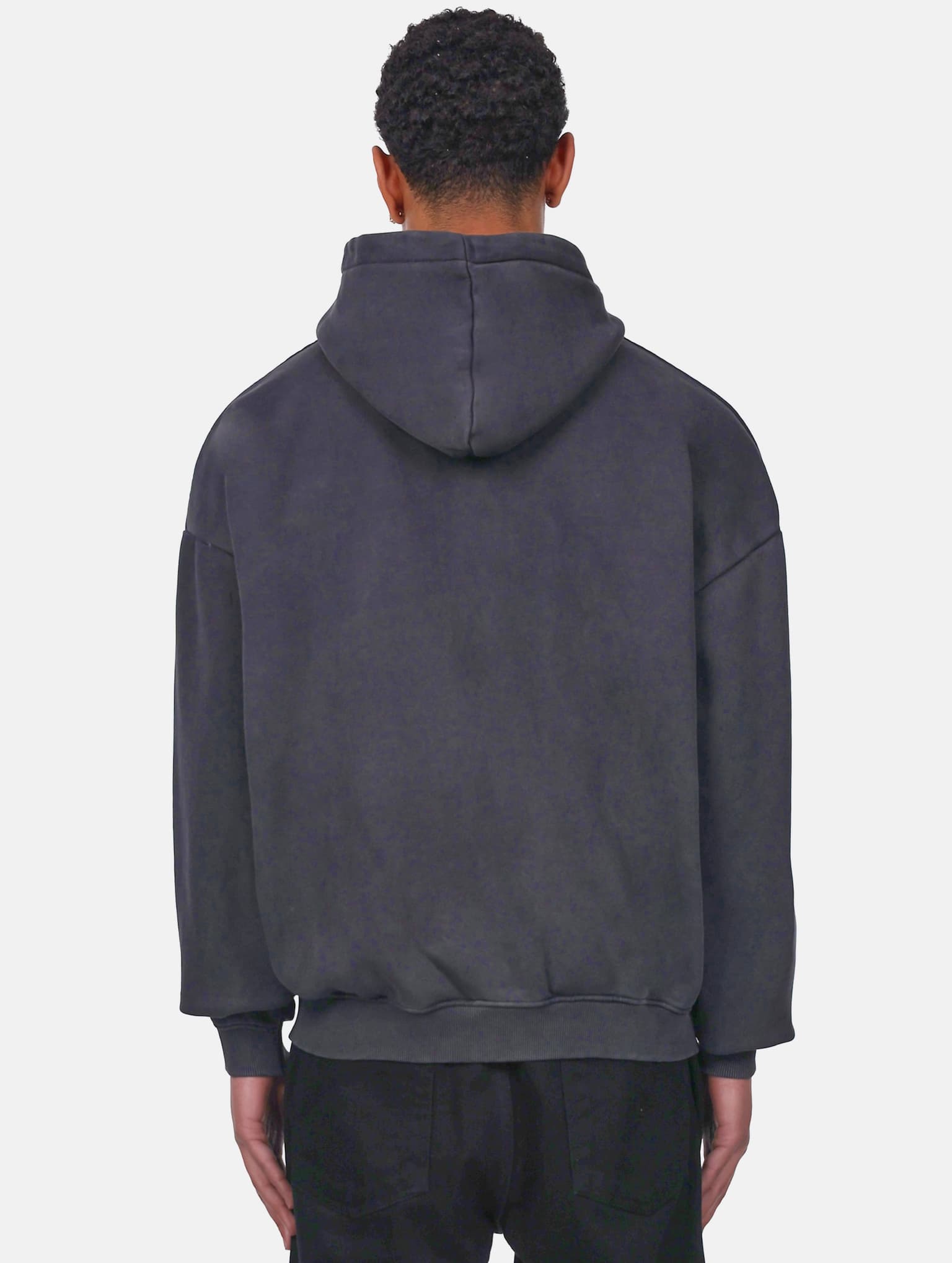 Dropsize SUPER HEAVY OVERISZE RAW EDGES ZIP HOODIE – Bild 2