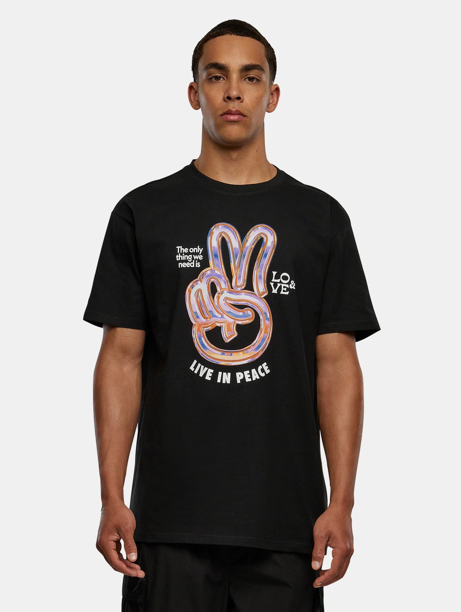 Mister Tee Upscale Live in Peace Oversize
