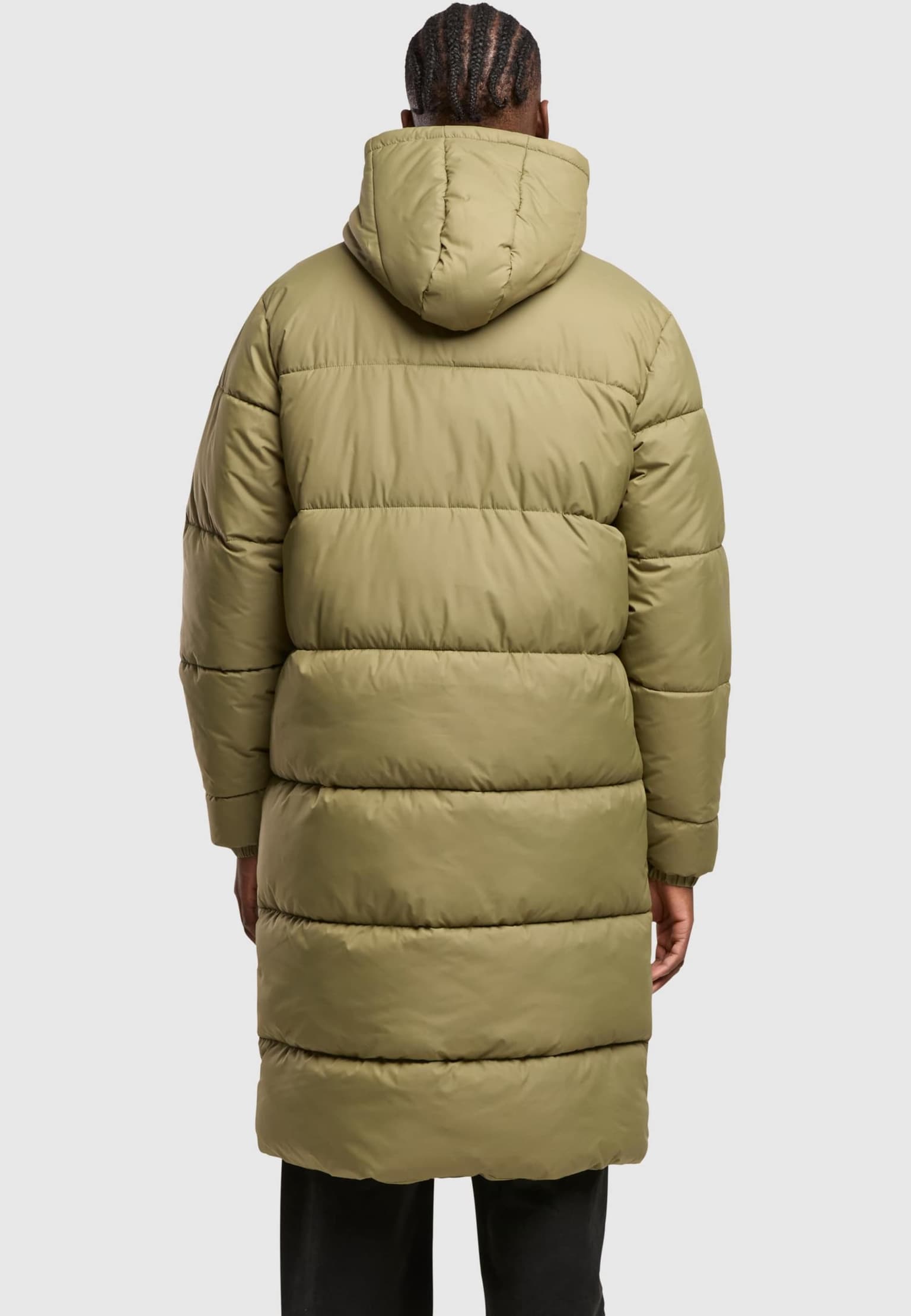 Urban Classics Mens Long Puffer Coat – Bild 2
