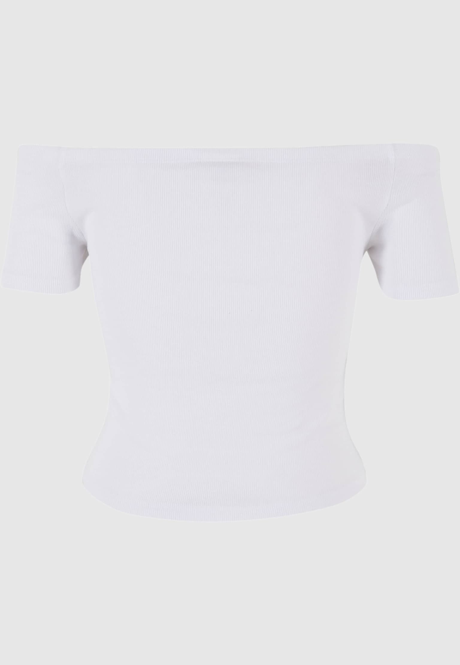 Urban Classics Ladies Essentials Off Shoulder Rib Tee – Bild 4