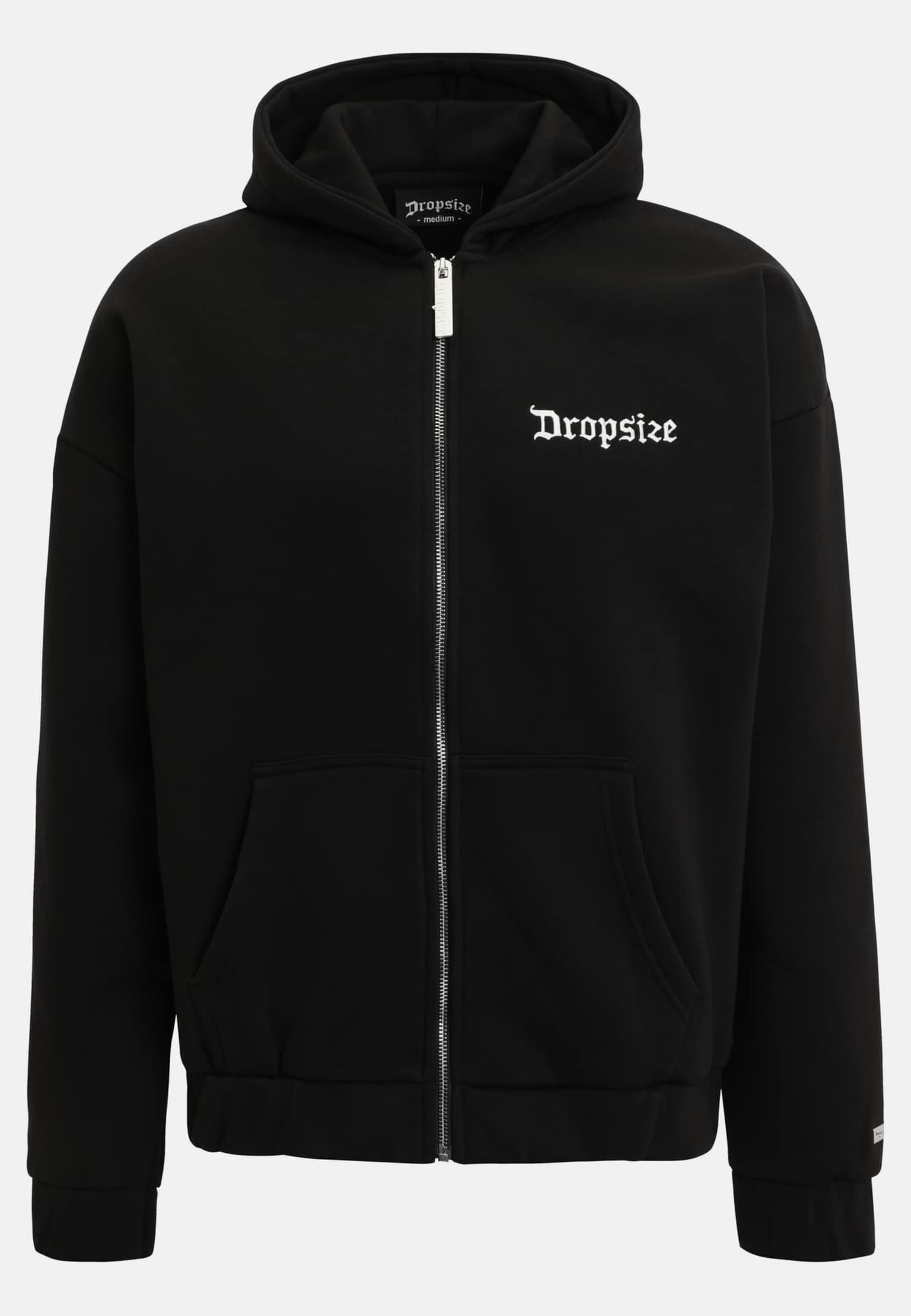 Dropsize Super Heavy Oversize Blank Zip Hoodie – Bild 4