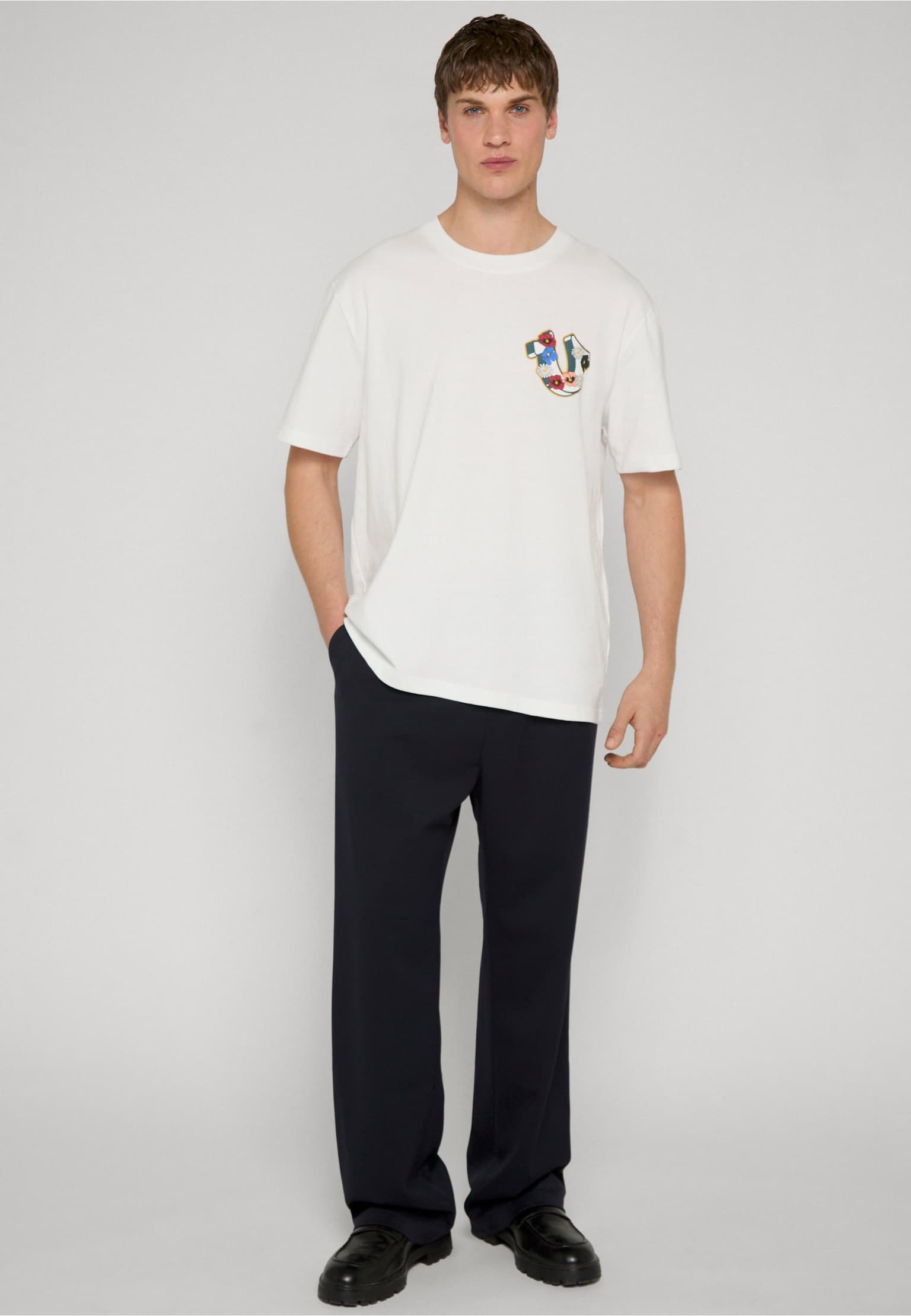 True Religion SS GARDEN HS LOGO TEE – Bild 3