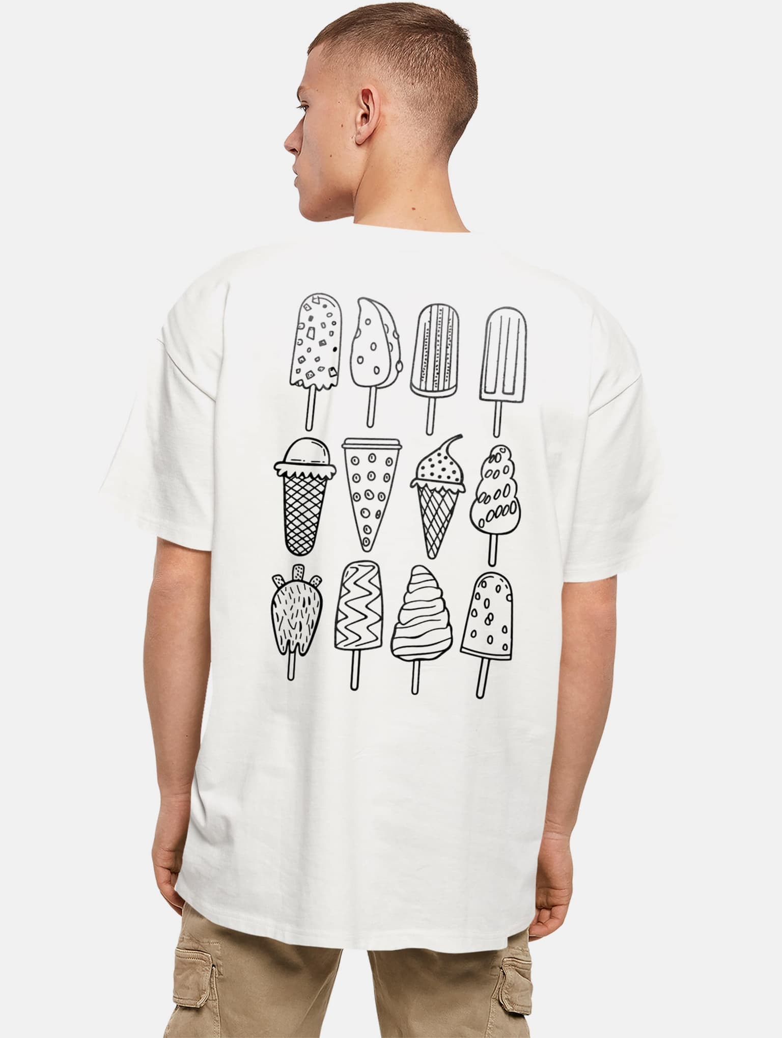 Merchcode Ice Cream Oversized T-shirt – Bild 2