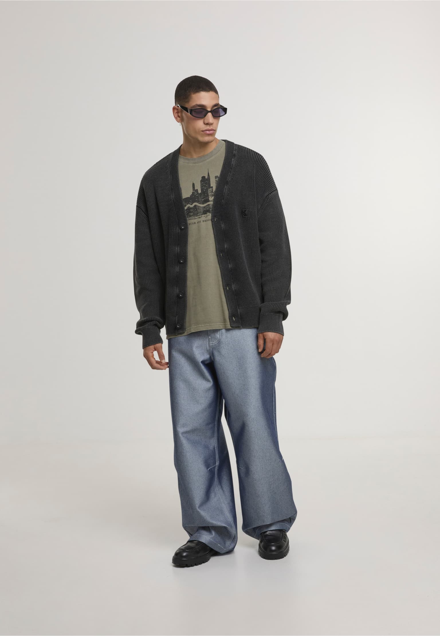 Karl Kani Signature Skyline Washed Boxy T-Shirt – Bild 3
