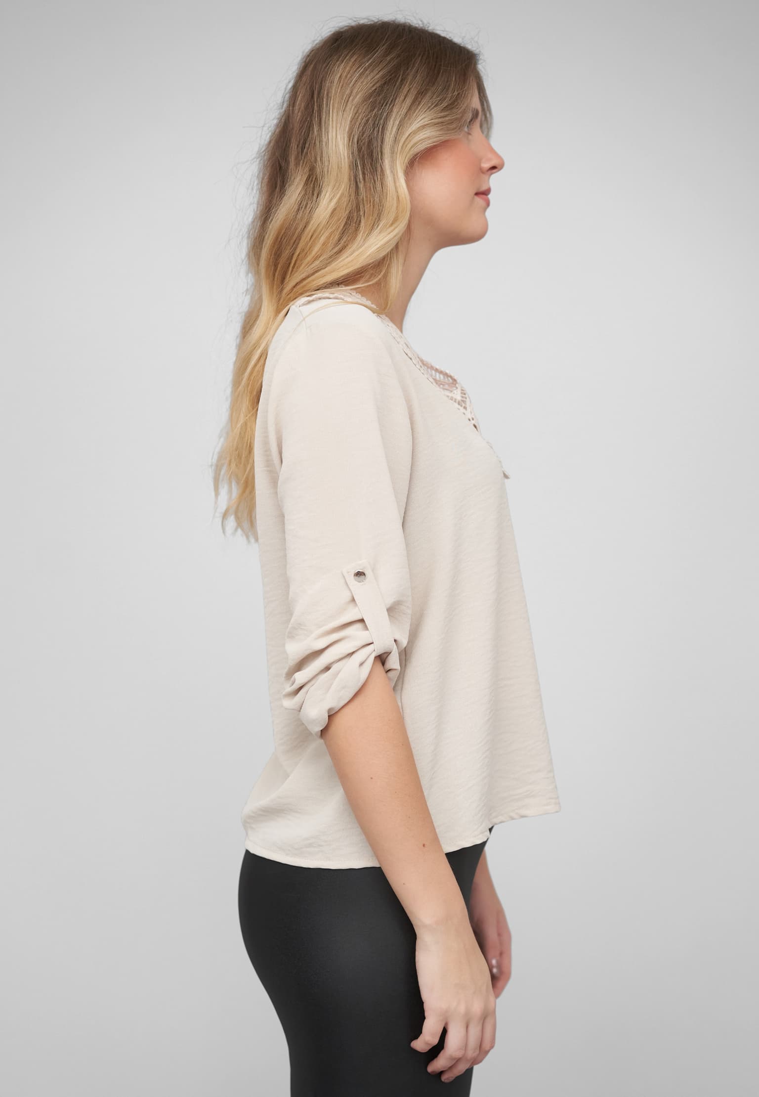 Cloud5ive Blouse with turn-up sleeves – Bild 4
