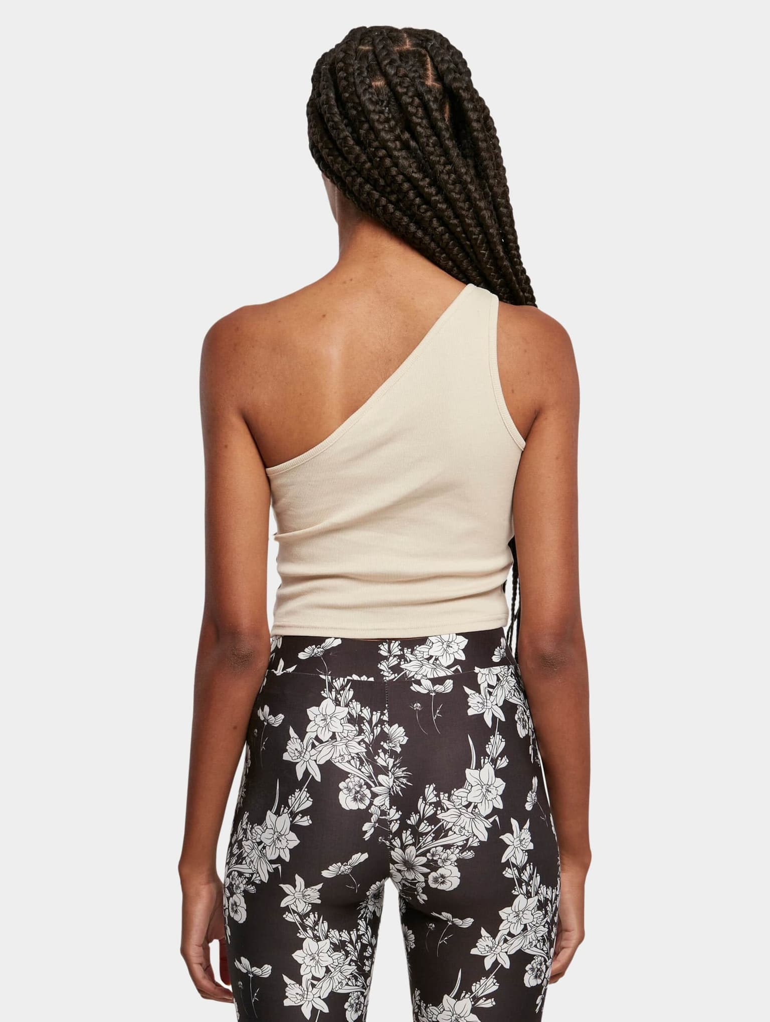 Urban Classics Ladies Cropped Asymmetric Top – Bild 2