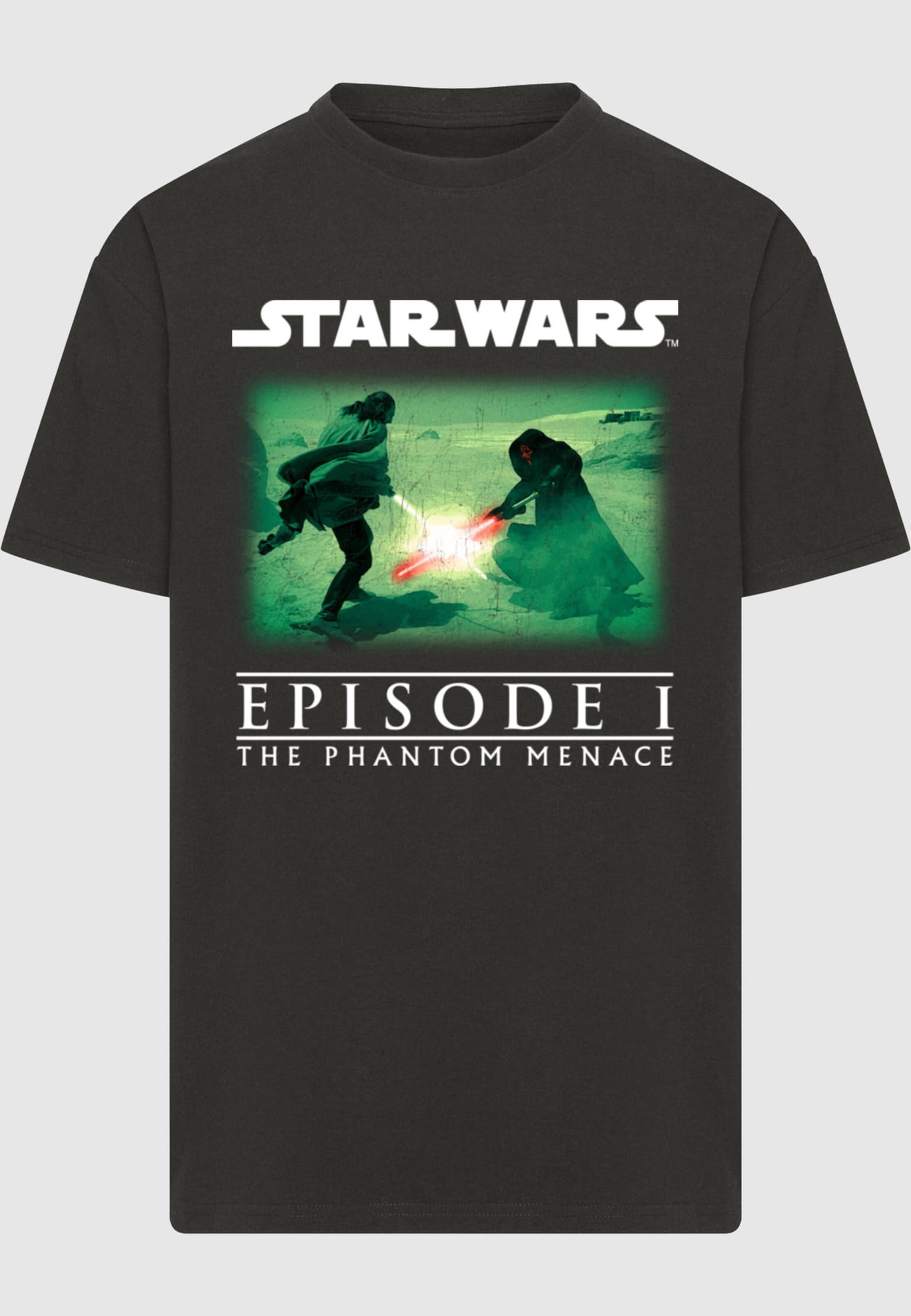 Merchcode Star Wars Quaigon vs Darth Maul Tee – Bild 3