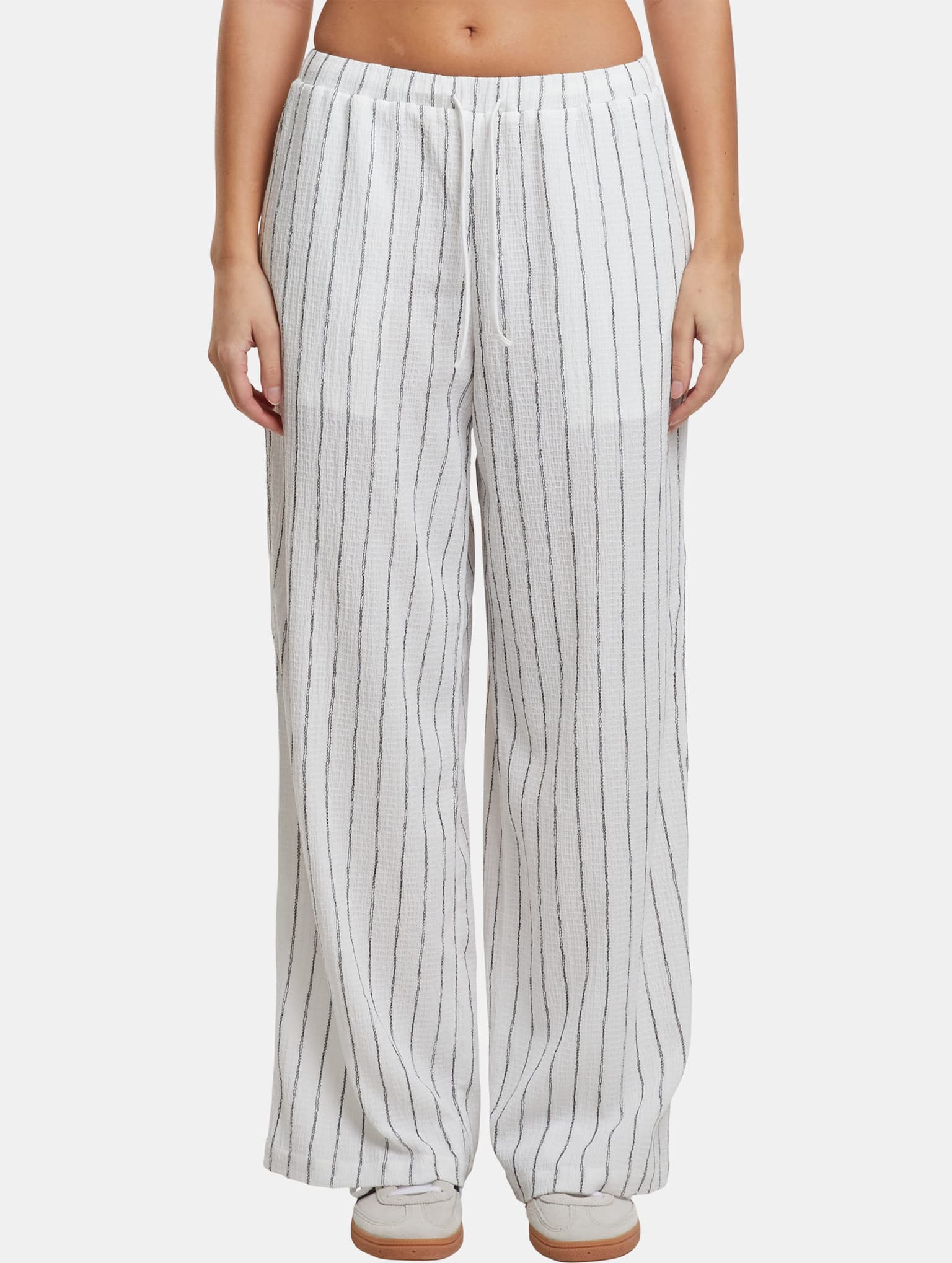 Urban Classics Ladies Structured Striped Relaxed Fit Pants – Bild 3