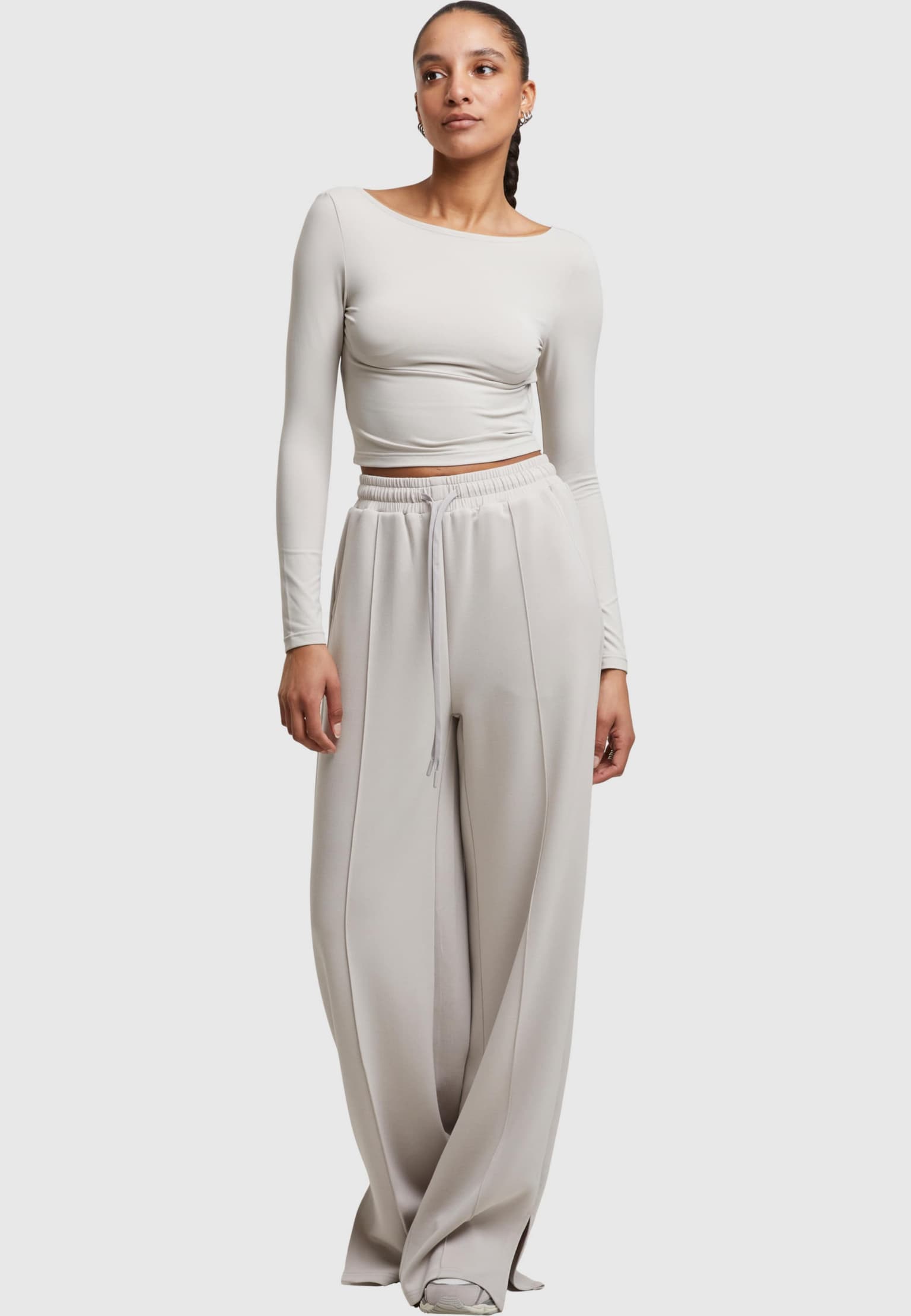 Urban Classics Ladies Soft Touch Palazzo Pants – Bild 4