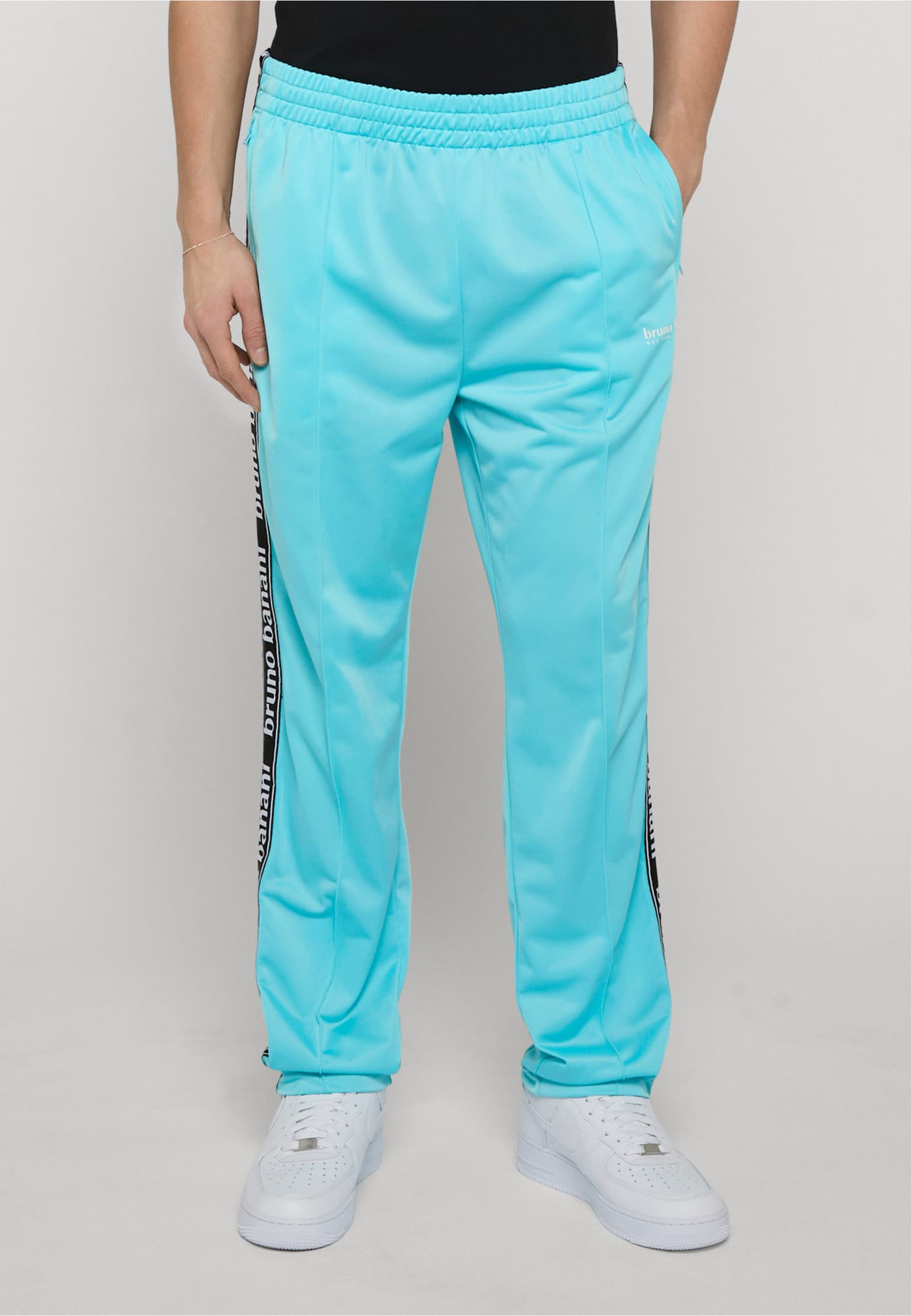 Bruno Banani Tape Logo Print Trackpants