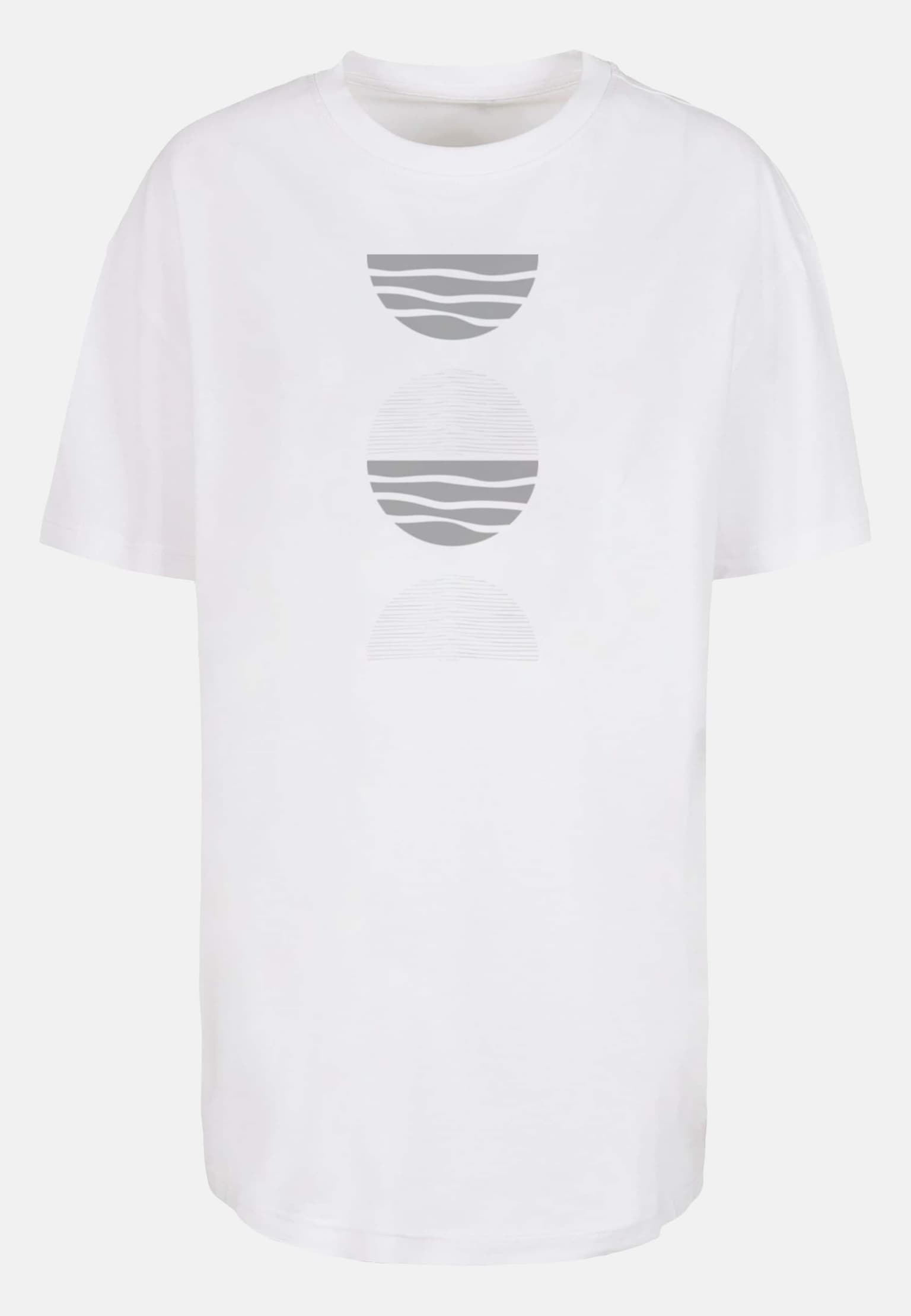 Merchcode Ladies Abstract Waves T-Shirt – Bild 3