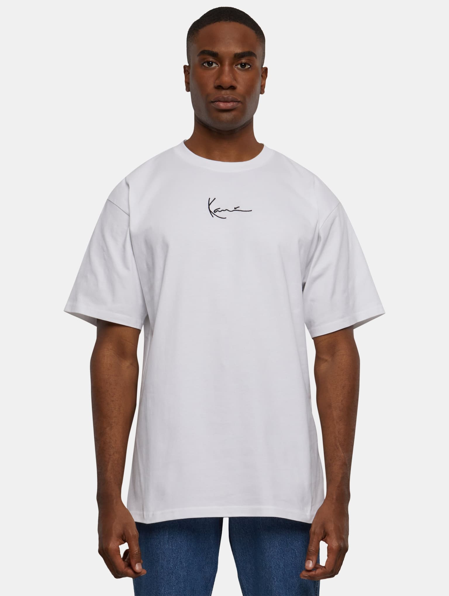 Karl Kani Small Signature Blue Logo T-Shirt