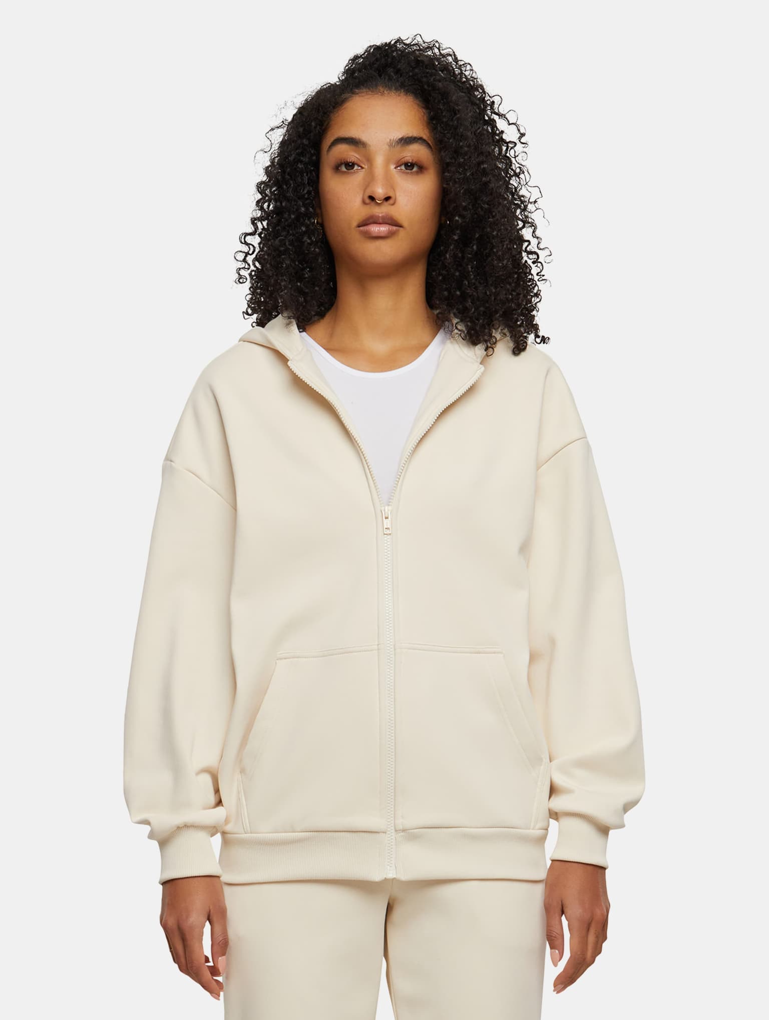 Urban Classics Ladies Cozy Oversized Zip Hoody