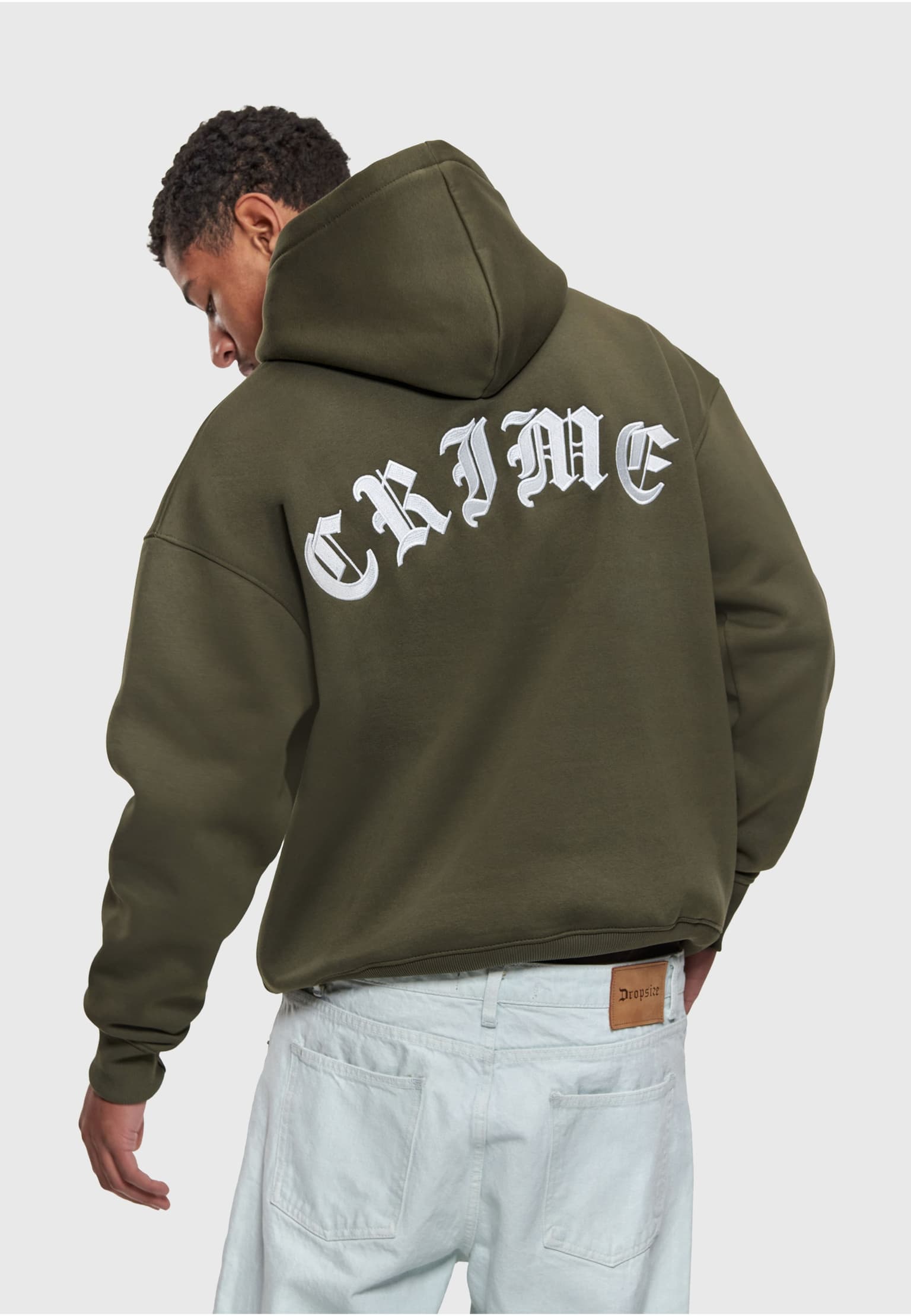 Dropsize HEAVY OVERSIZE CRIME HOODIE