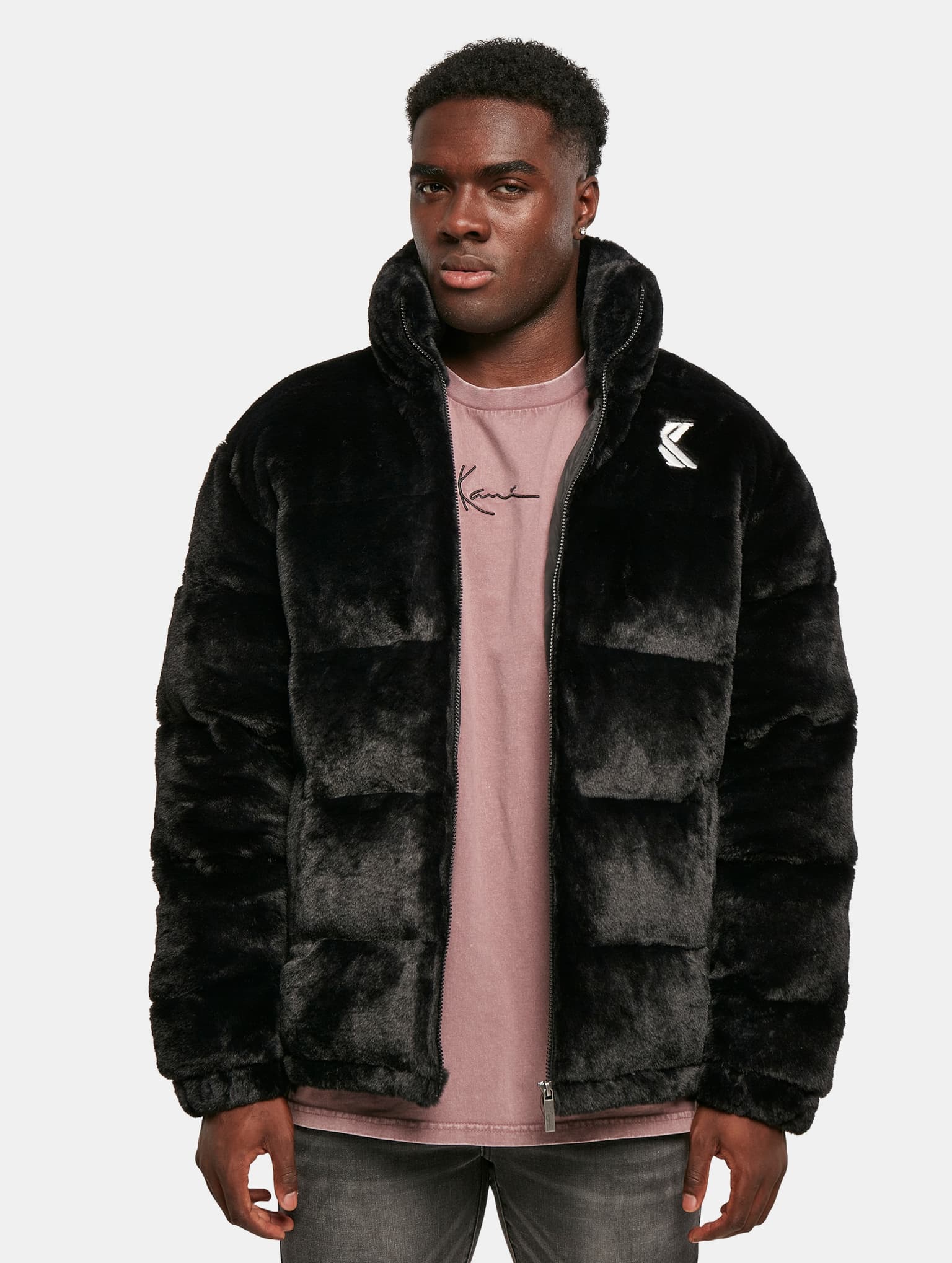 Karl Kani OG Fake Fur Puffer Jacket – Bild 3