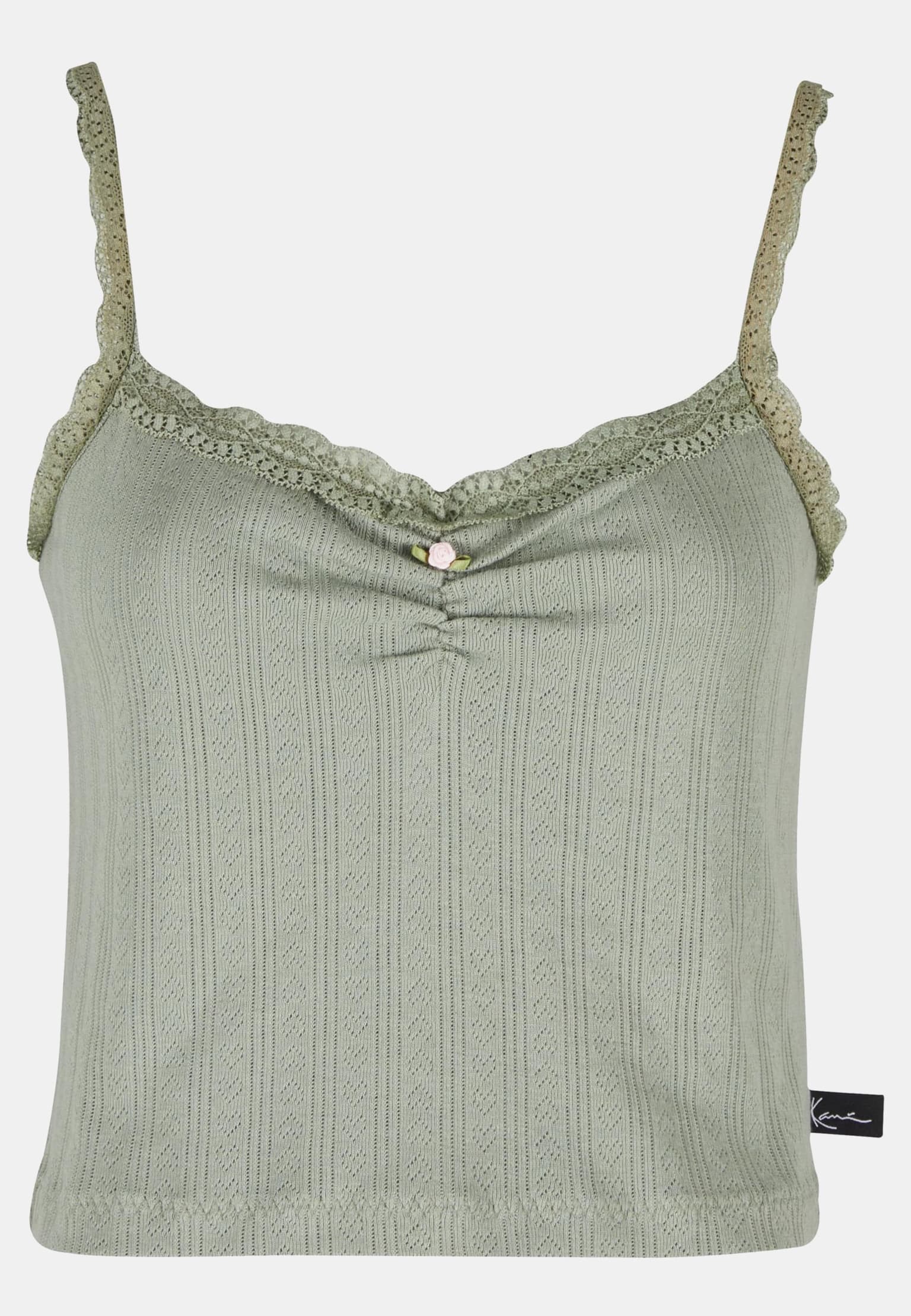 Karl Kani Woven Signature Pointelle Top – Bild 3