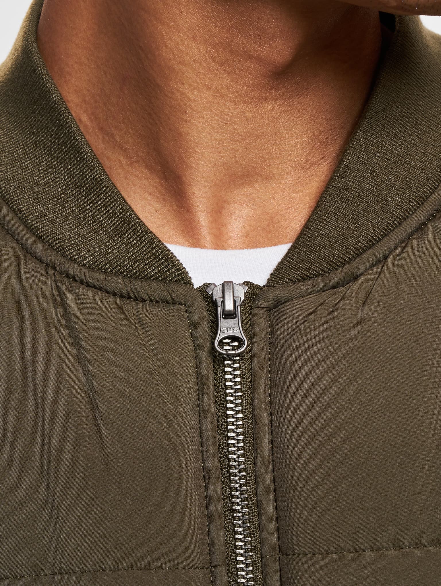 Urban Classics Basic Quilt Bomber Jacket – Bild 4