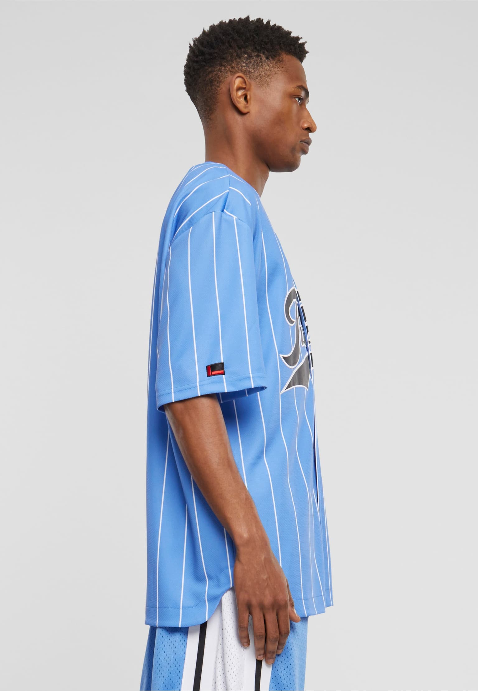 Fubu Varsity Mesh Pinstripe Baseball Jersey – Bild 4