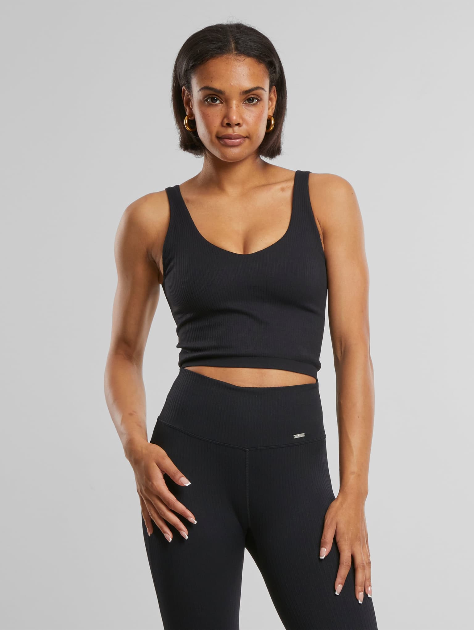 aimn aim'n Ribbed Seamless Bralette