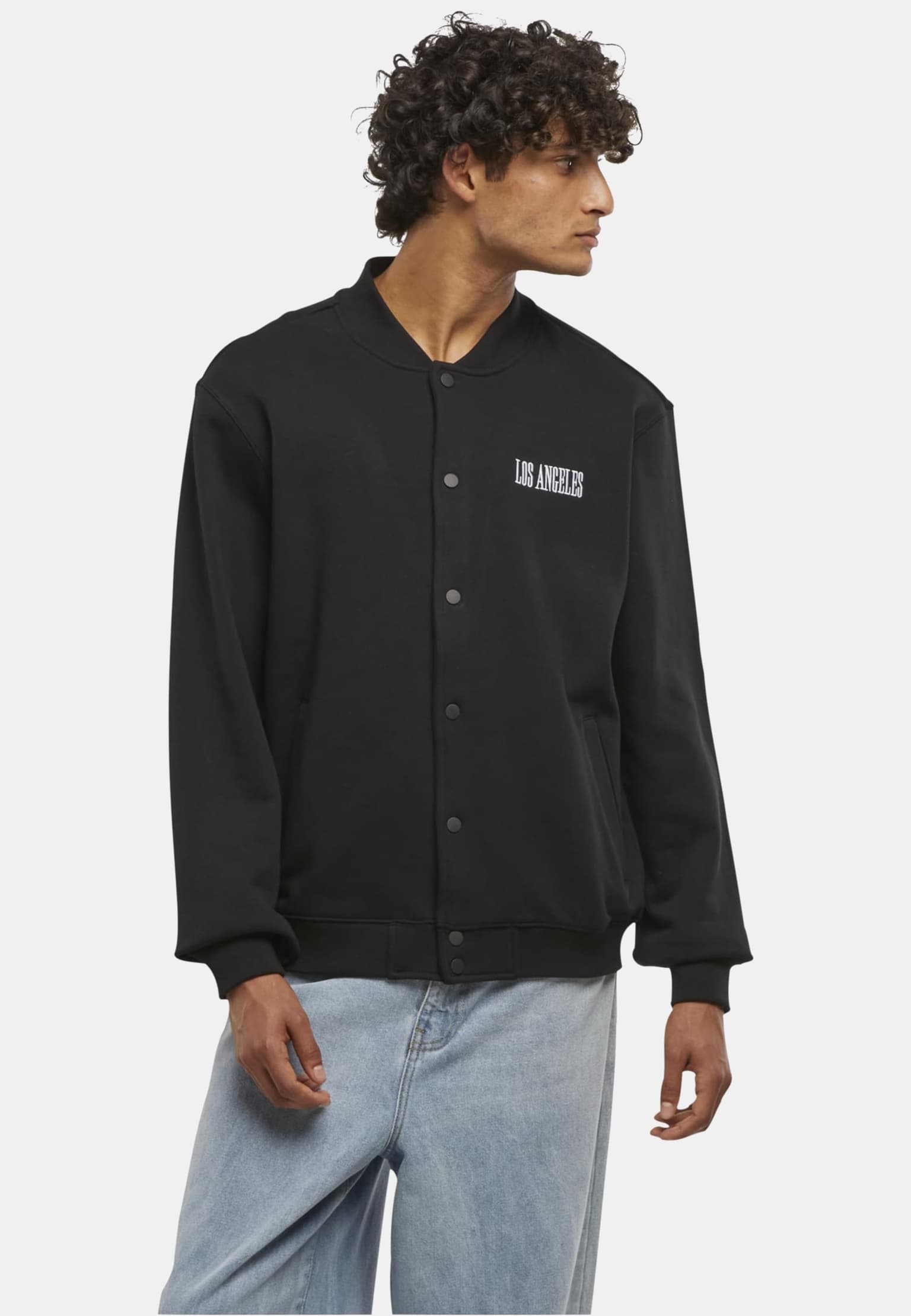 Mister Tee Los Angeles EMB Heavy Tonal College Jacket