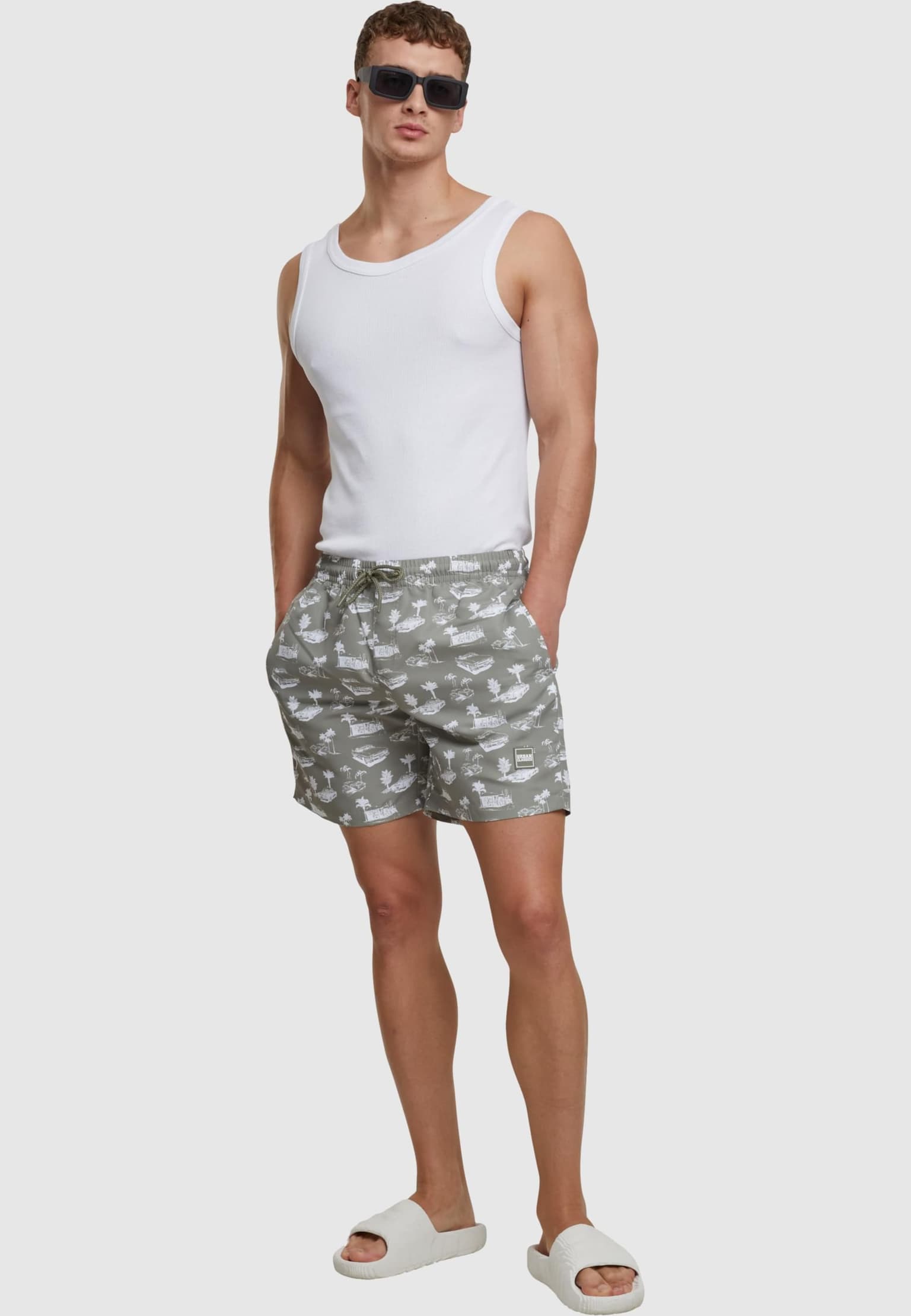 Urban Classics Pattern Swim Short – Bild 3