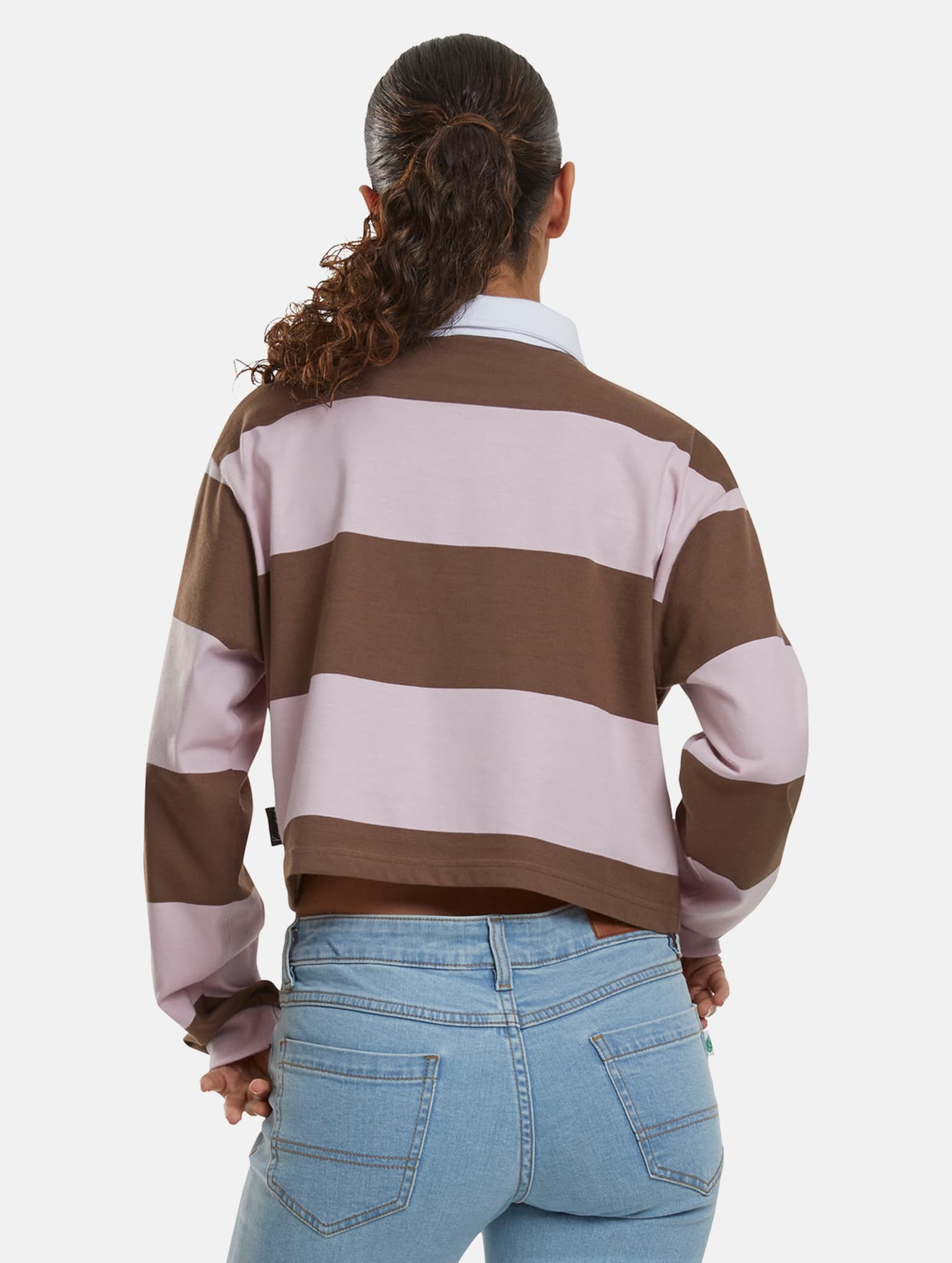 Karl Kani Woven Signature Crop Striped Rugby Longsleeve – Bild 2