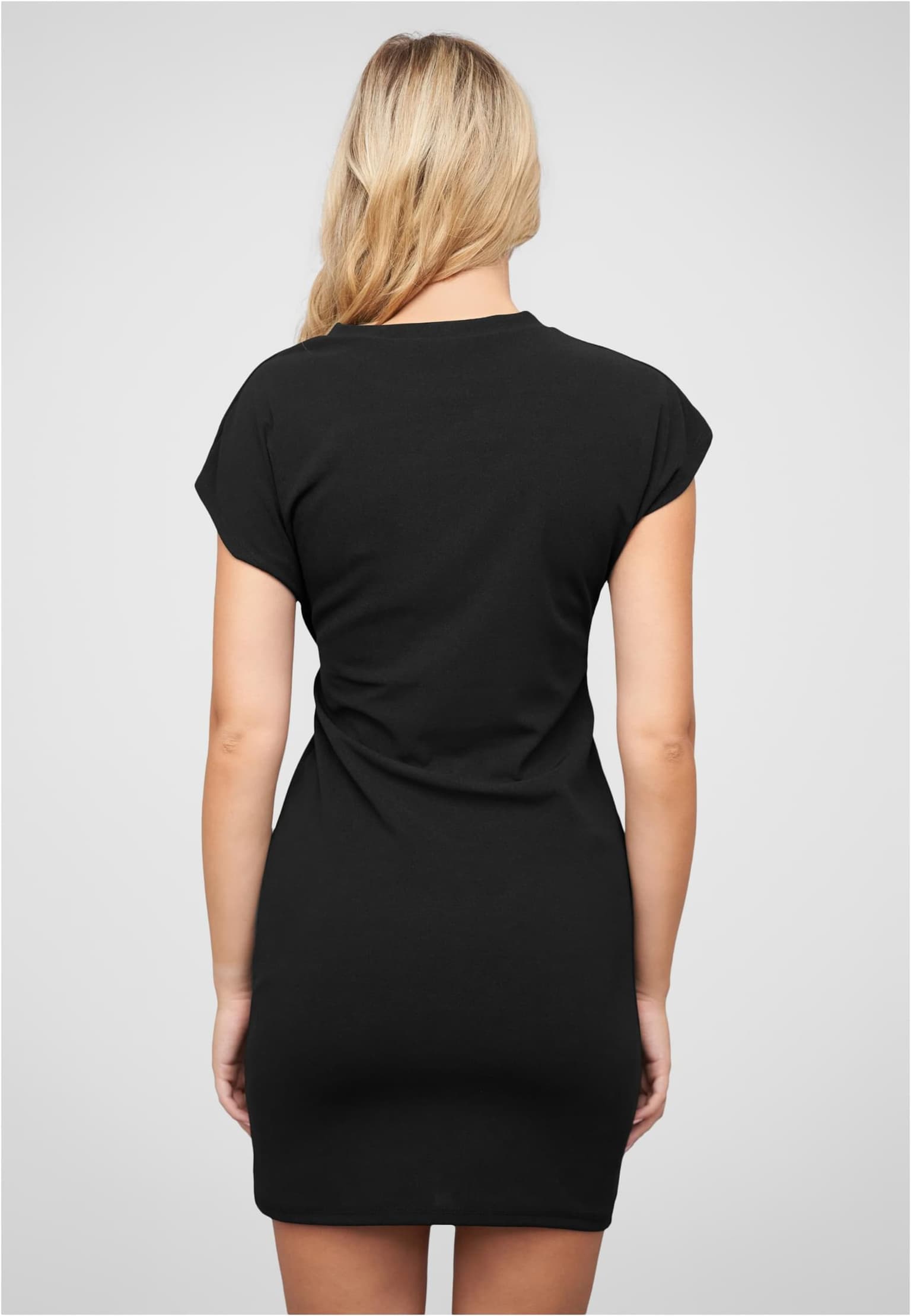 Cloud5ive T-Shirt-Kleid mit seitlich gerafftem Detail und Rundhals – Bild 2
