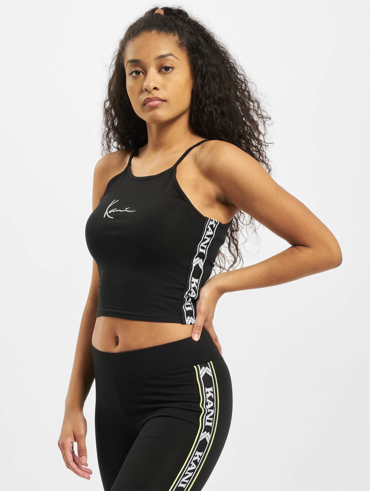 Karl Kani KKWQ22001 Small Signature Tape Top