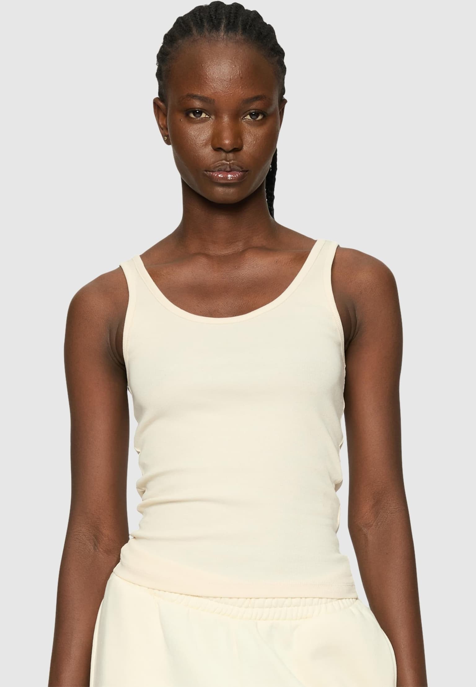Urban Classics Ladies Essentials Basic Rib Top 2-Pack