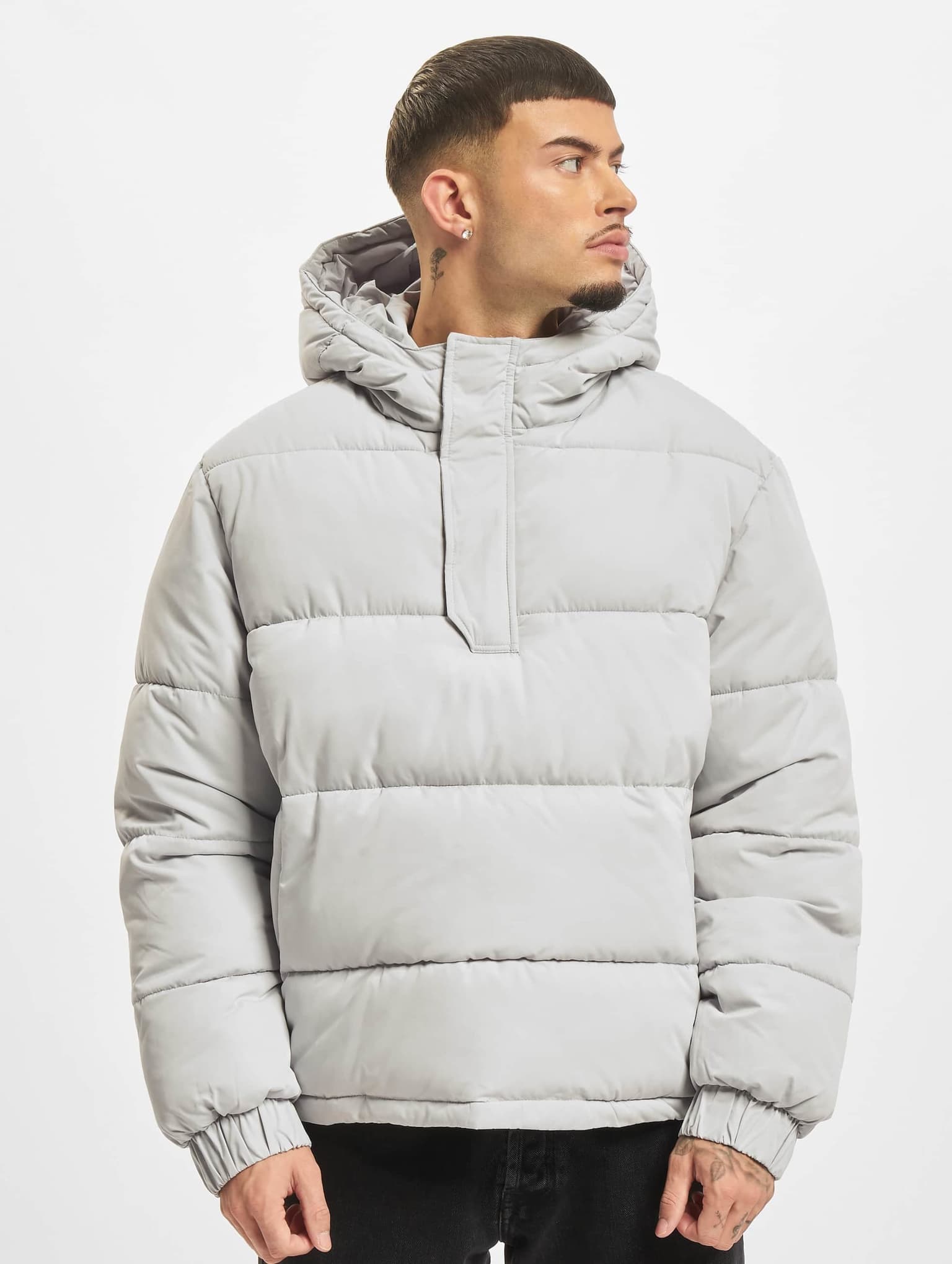 Urban Classics Hooded Cropped Pull Over Jacket – Bild 3