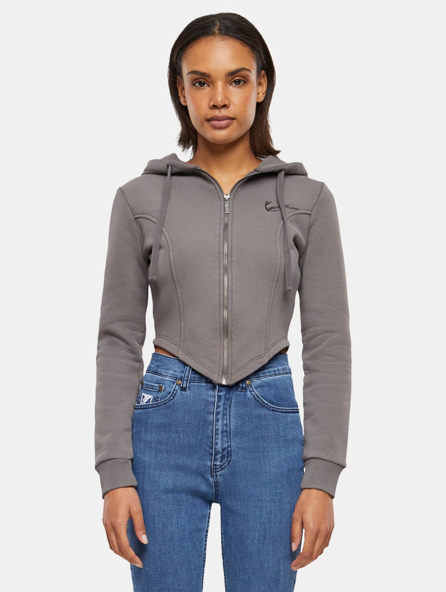 Karl Kani Chest Signature Washed Corsage Full Zip Hoodie – Bild 3
